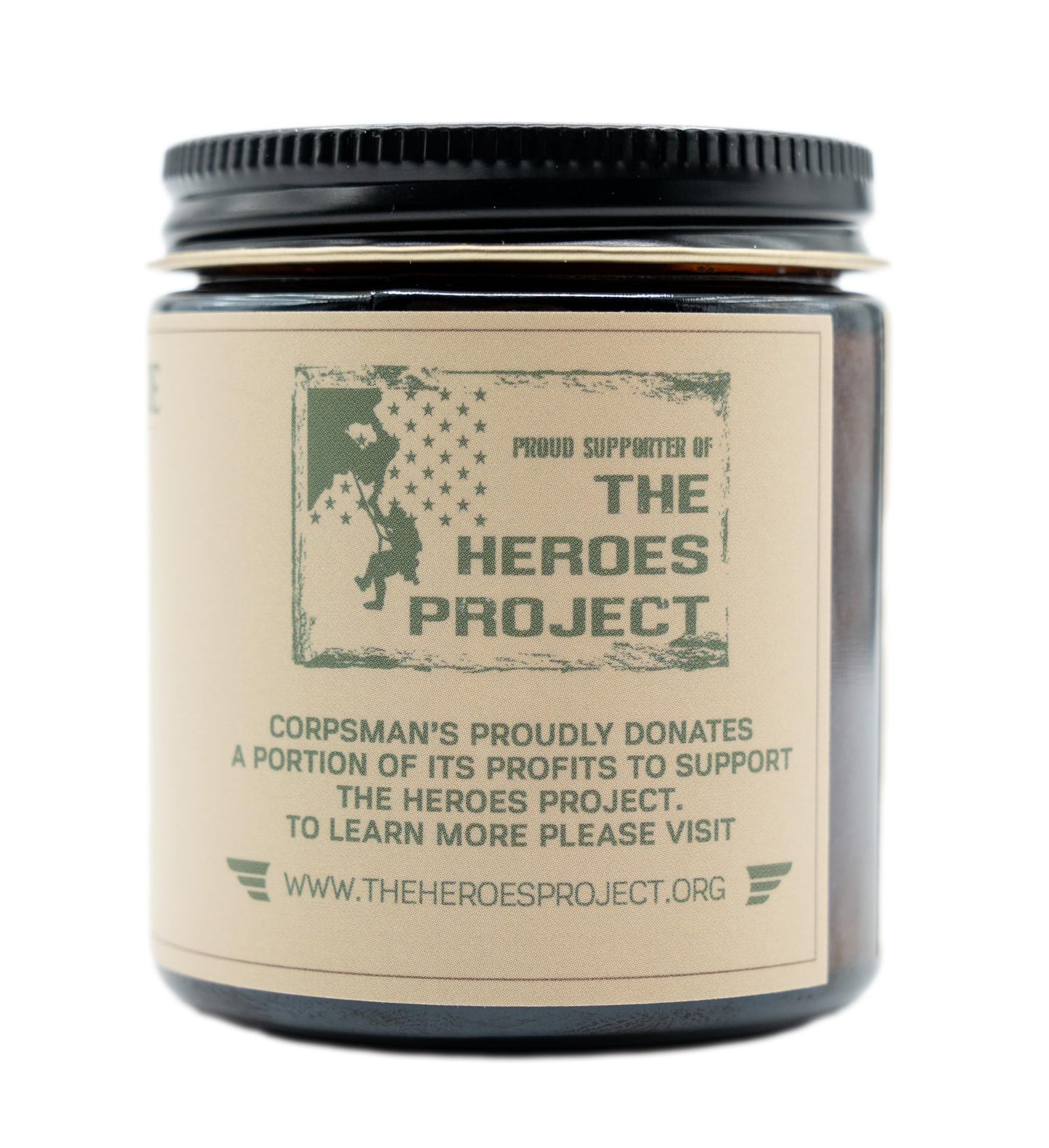Corpsman's TRADITIONAL POMADE | Firm Hold | High Shine | 4 ounce glass jar Beauty & Personal Care Corpsman's