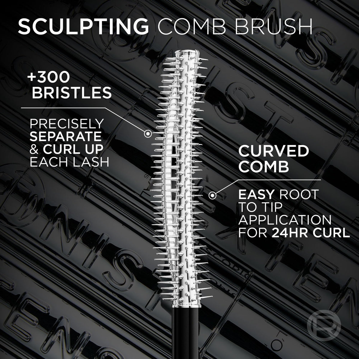 L'Oreal Paris Extensionist Mascara, Lengthening, Volumizing, and Curling Formula For a Lash Extension Eye Makeup Look, Washable Black