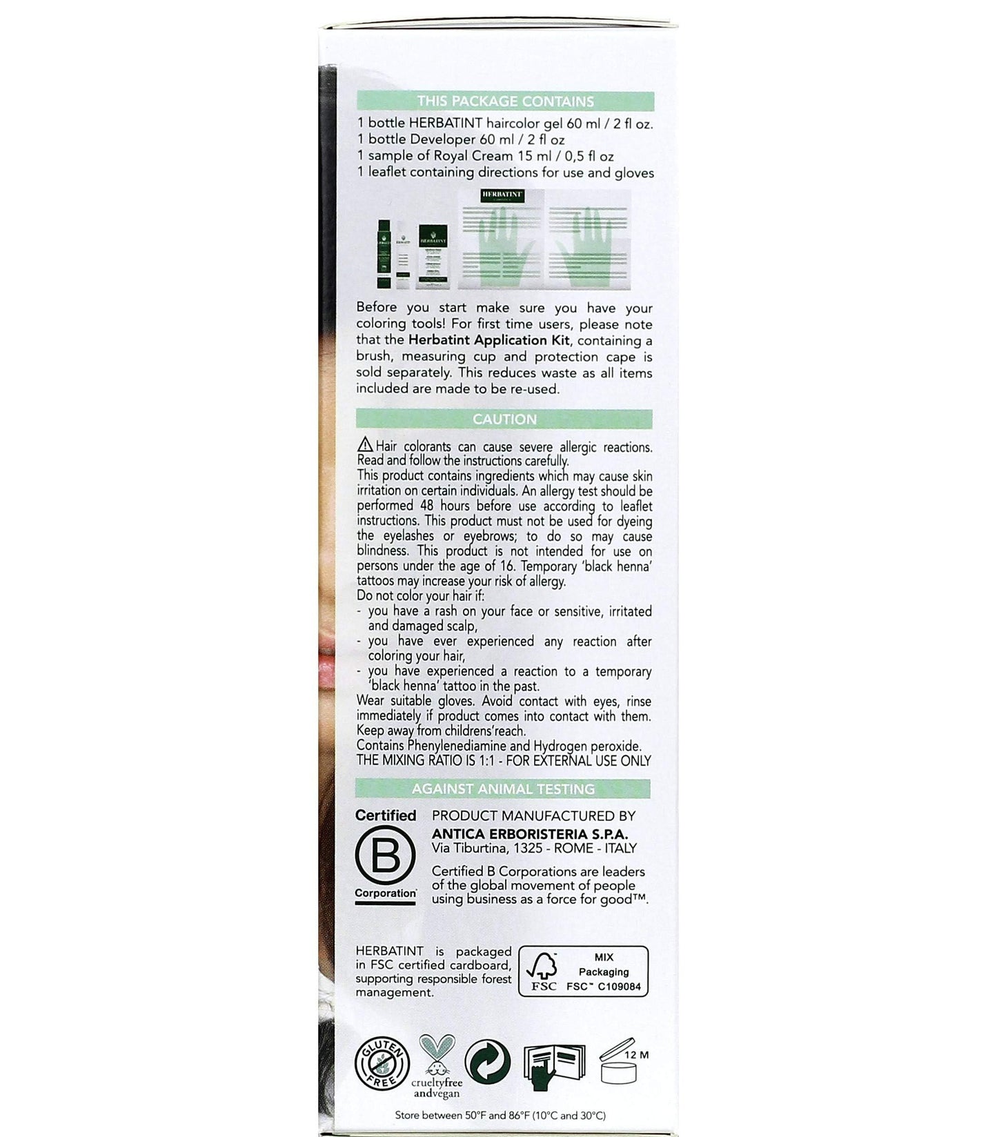 Herbatint 3n Dark Chestnut Hair Color ( 1xKIT) Beauty & Personal Care Herbatint