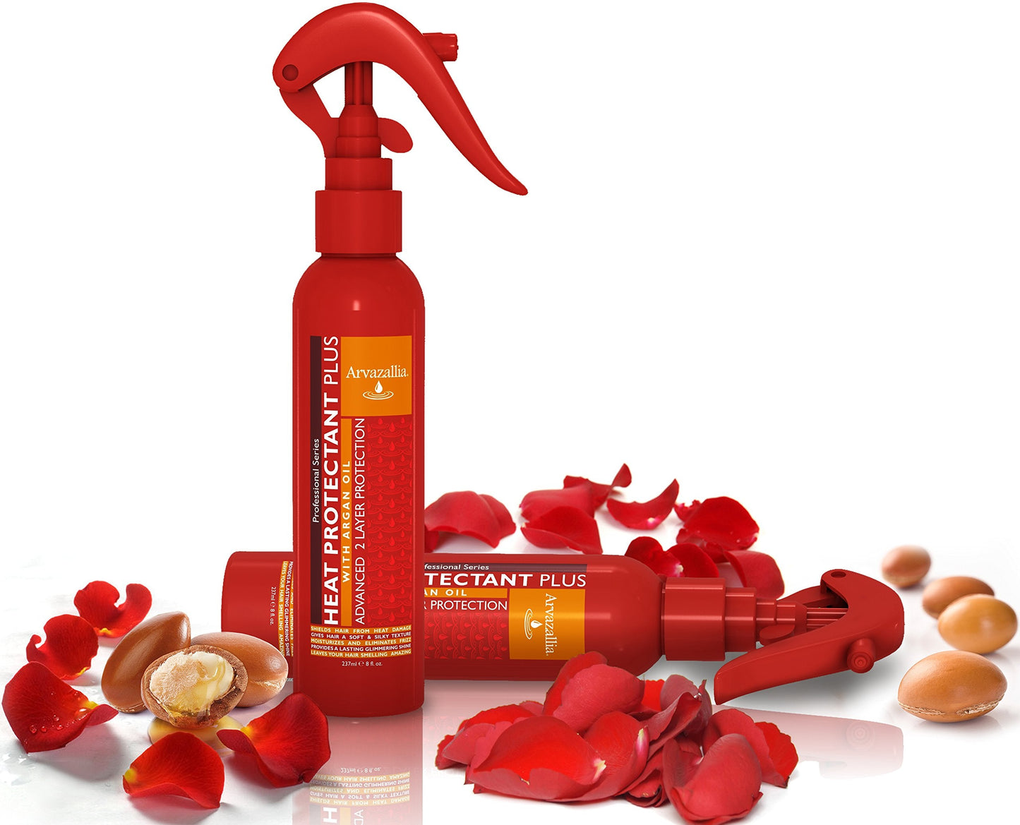Arvazallia Heat Protectant Spray with Argan Oil - Professional Grade Thermal Protector, Leave-in Conditioner, Anti-frizz, and Shine Spray Beauty & Personal Care Arvazallia