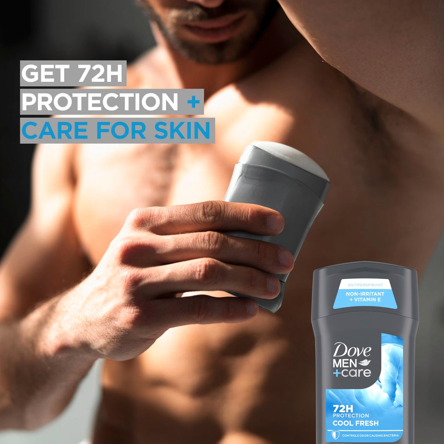 Dove Men+Care Antiperspirant Deodorant Cool Fresh 4 Count for a Long-Lasting Aqua Scent, with 72H Protection, 2.7 oz Beauty and Personal Care DOVE MEN + CARE