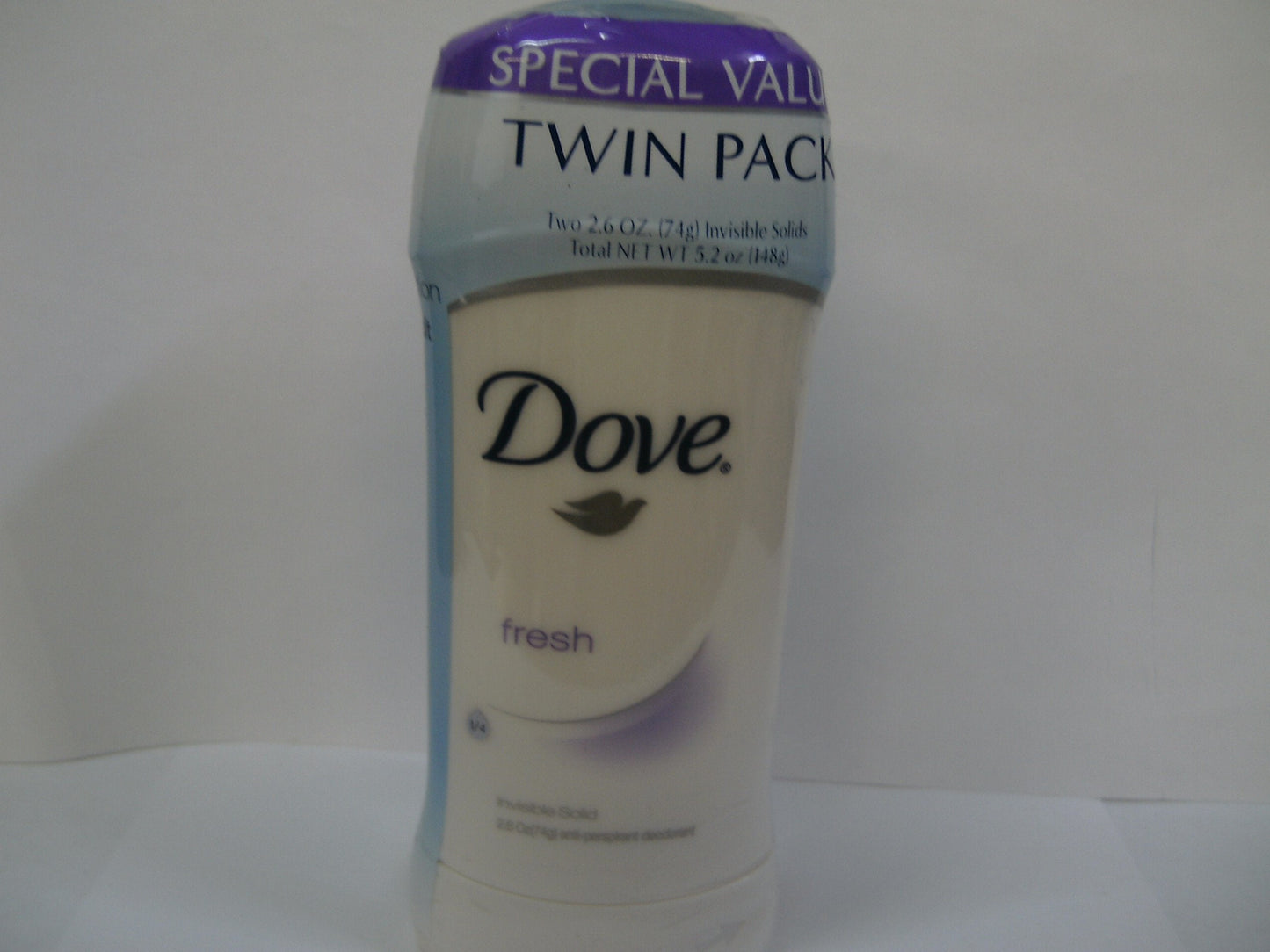Dove Invisible Solid Deodorant, Fresh-5.2 oz, Twin Pack Beauty and Personal Care Unilever