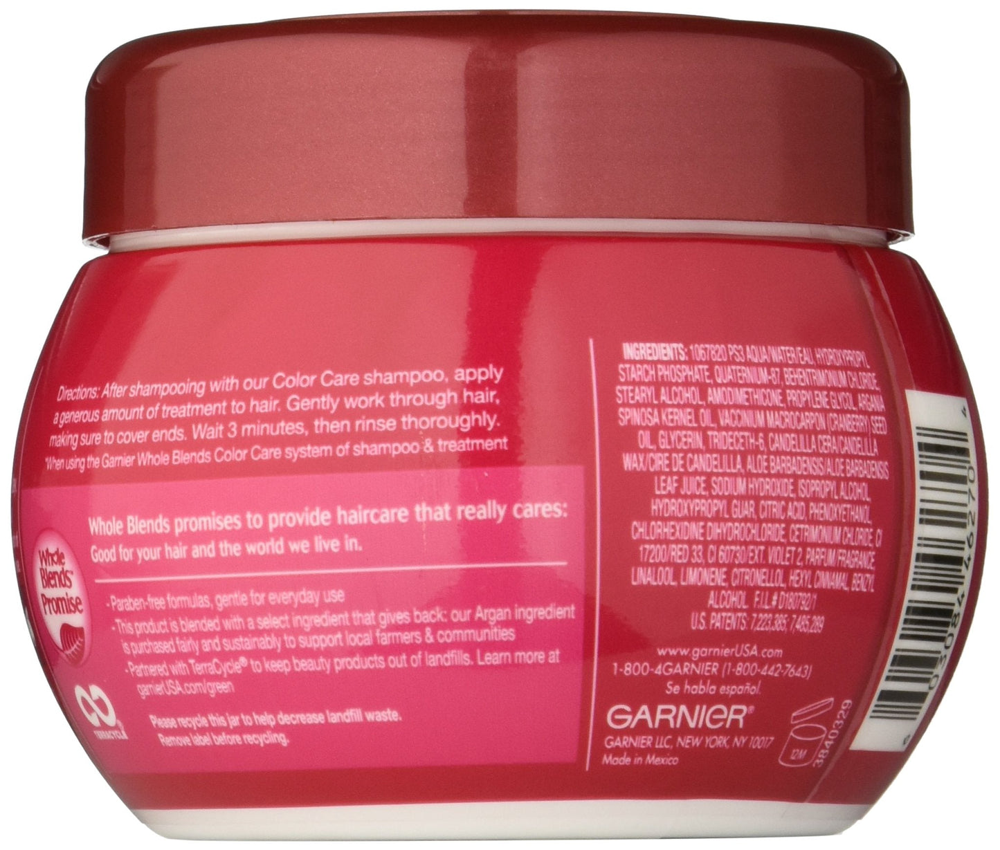 Garnier Whole Blends Color Care Mask with Argan Oil & Cranberry Extracts, 10.1 Fluid Ounce Beauty & Personal Care Garnier