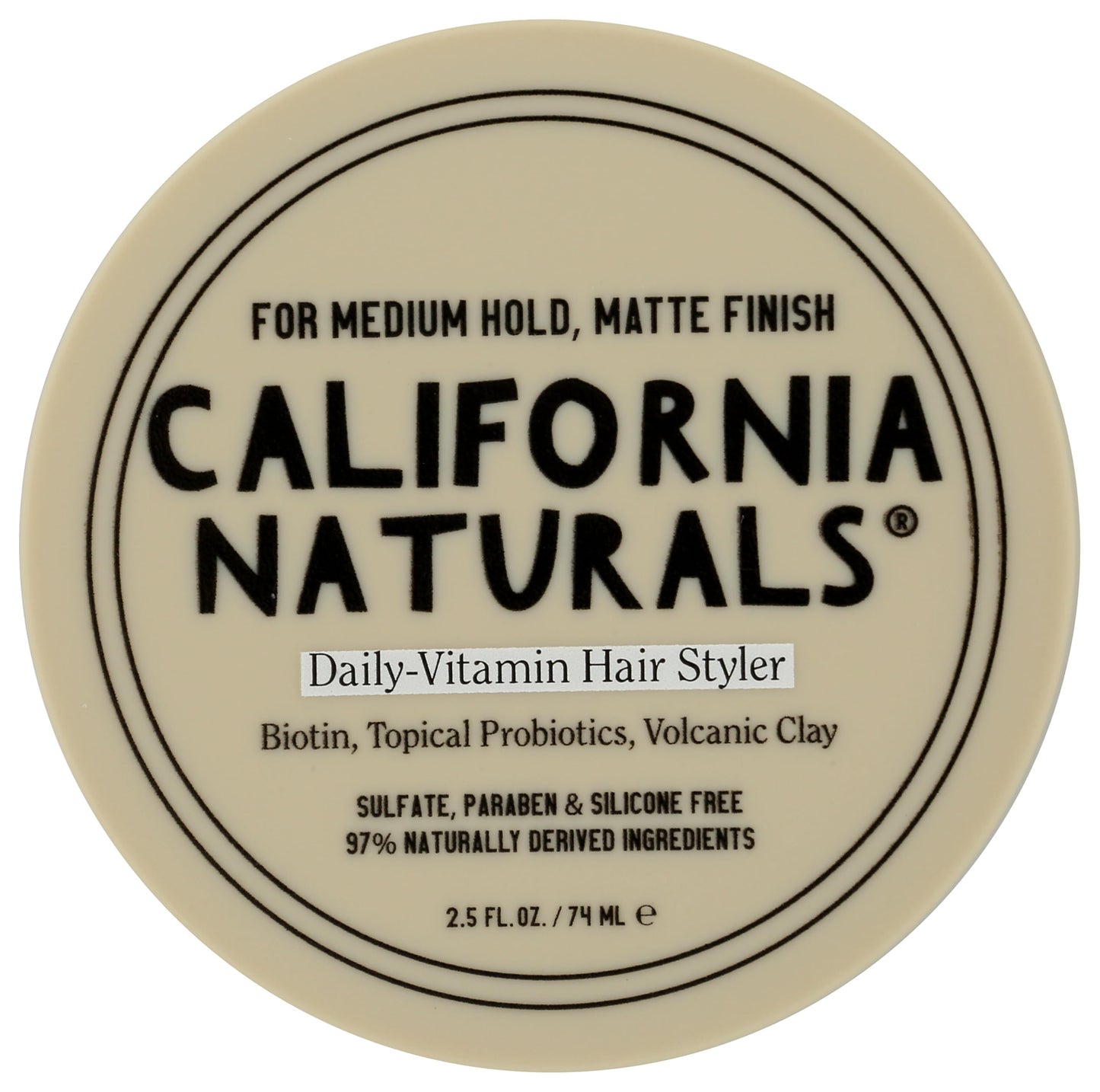 California Naturals Daily Vitamin Hair Styler for Frizzy Curly Hair, Light to Medium Hold with Biotin and Volcanic Clay, For Men and Women, Fragrance Beauty & Personal Care California Naturals