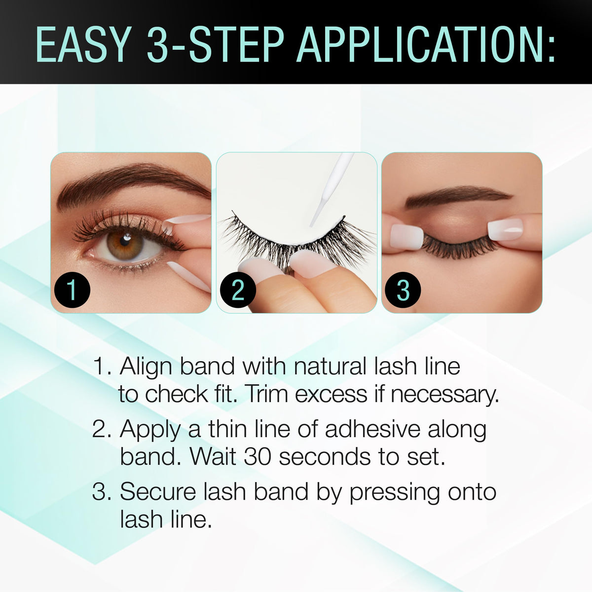 Ardell Strong Hold Lash Glue - Clear, 5g - Waterproof Adhesive for Strong and Long-Lasting Eyelash Application, Perfect for Strip Lashes