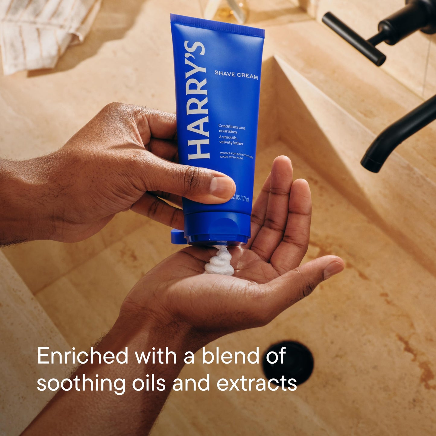 Harry's Shaving Cream for Men with Aloe and Eucalyptus - (2 Pack) 6 oz - Conditions Skin and Softens Facial Hair for Shaving - Safe for Sensitive Skin Beauty & Personal Care Harry's