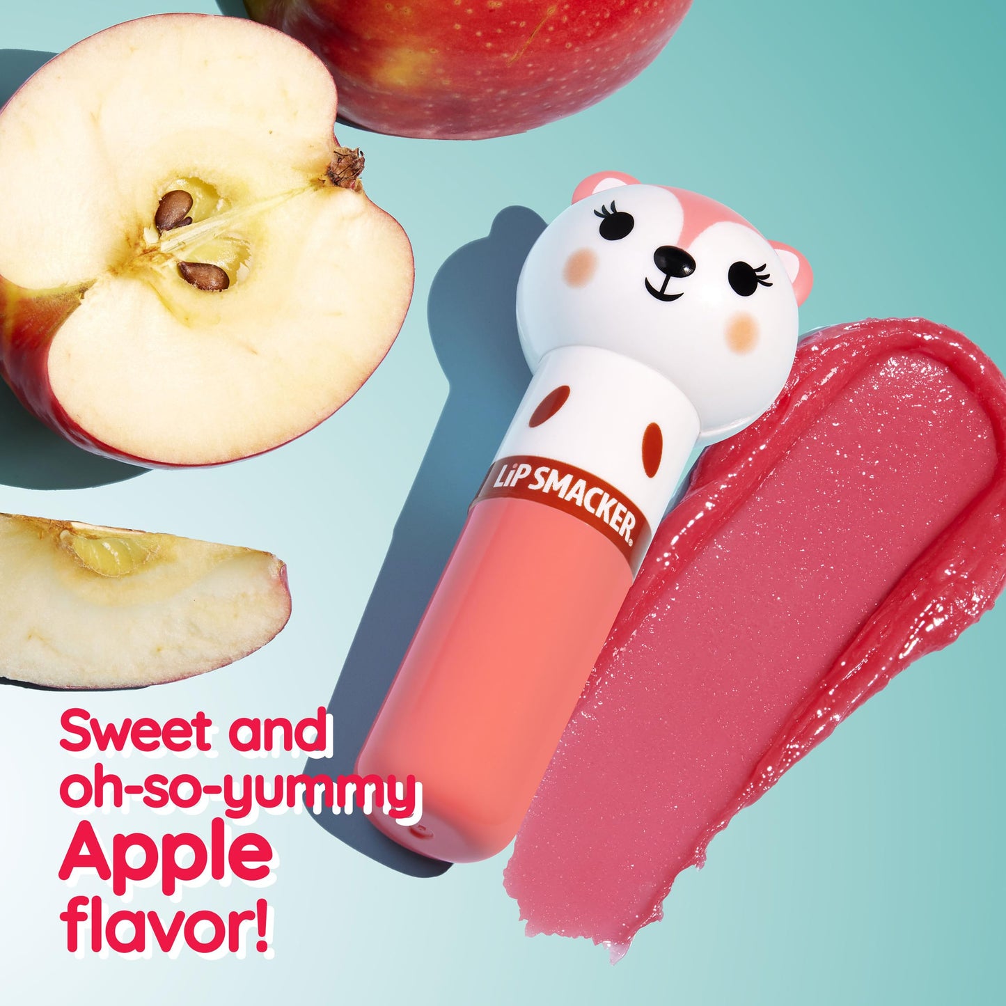 Lip Smacker Lippy Pal Fox Lip Balm Clear Matte Finish, Foxy Apple Flavored, Moisturizing, For Kids Beauty & Personal Care Lip Smacker