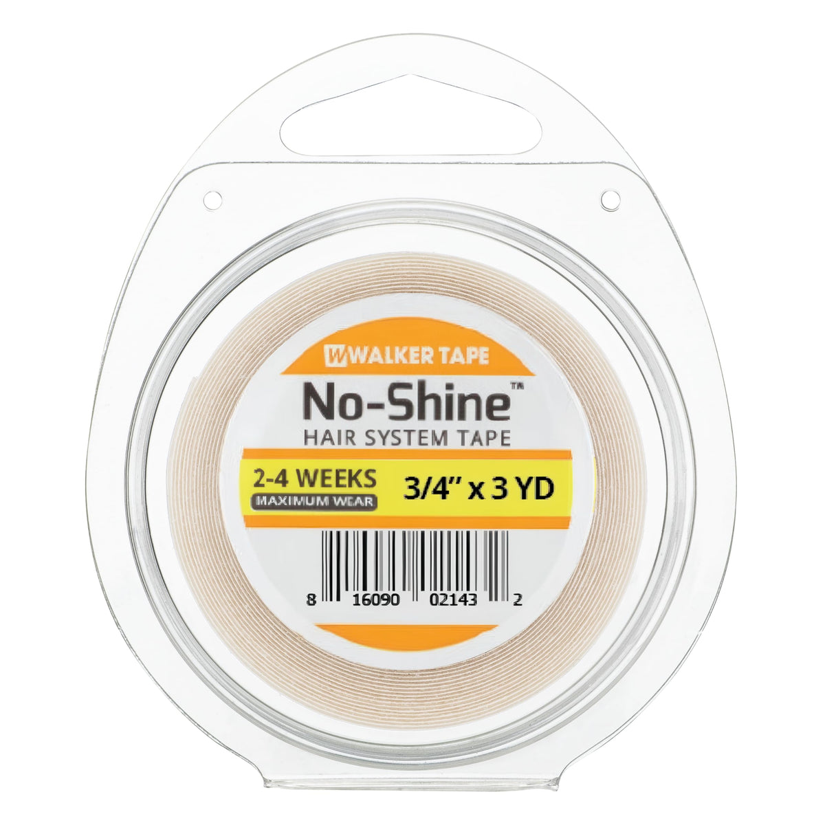 Walker Tape No-Shine Roll 3/4 x 3 Yards for Wig Installs, Lace Systems, Toupee Applications, Hair Tape Prep and Adhesive Strips Use Offering