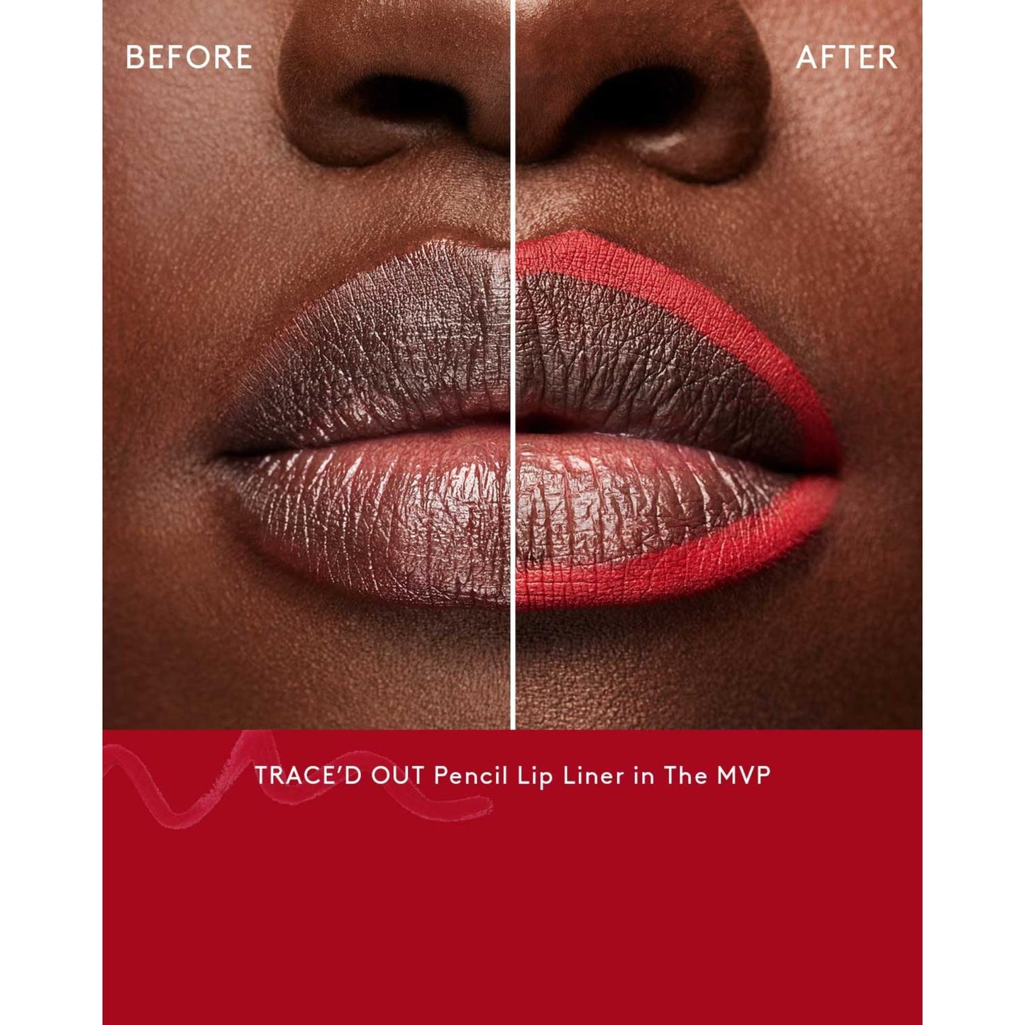 Fenty Trace'd Out Pencil Lip Liner, 0.04 oz, Velvet-Matte Finish, 8-Hour Wear (THE MVP 10, .04 OZ) Beauty & Personal Care FENTY BEAUTY