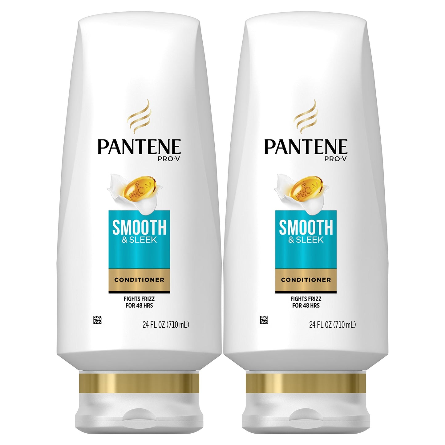 Pantene Argan Oil Conditioner for Frizz Control, Smooth and Sleek, 24 Fl Oz (Pack of 2) (Packaging May Vary) Beauty & Personal Care Pantene