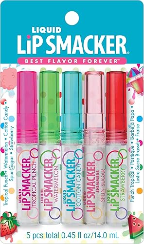 Lip Smacker Liquid Lip Gloss Friendship Pack, 5 Count Beauty & Personal Care Lip Smacker