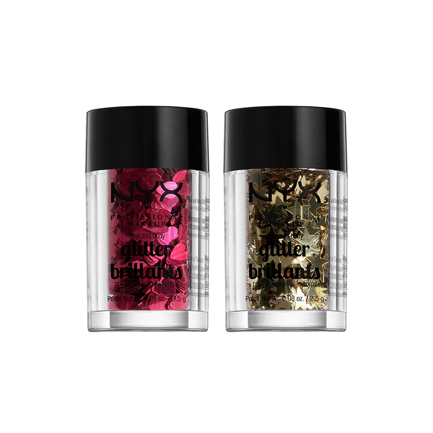 NYX PROFESSIONAL MAKEUP Shaped Face & Body Glitter, Electro Beauty & Personal Care NYX PROFESSIONAL MAKEUP