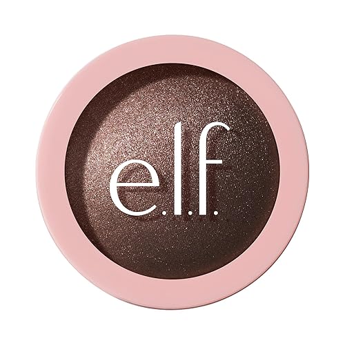 e.l.f. Halo Glow Silky Powder Highlighter, Long-Lasting Luminous Face Finish, Cake-Resistant With Micro-Shimmer, Vegan , Bronzed Baddie Beauty & Personal Care e.l.f.
