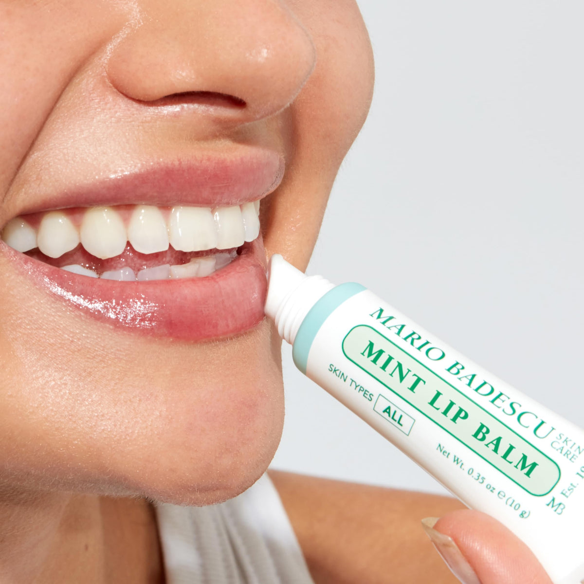 Mario Badescu Moisturizing Mint Lip Balm for Dry Cracked Lips, Infused with Coconut Oil and Shea Butter, Ultra-Nourishing Lip Care Moisturizer Beauty & Personal Care Mario Badescu