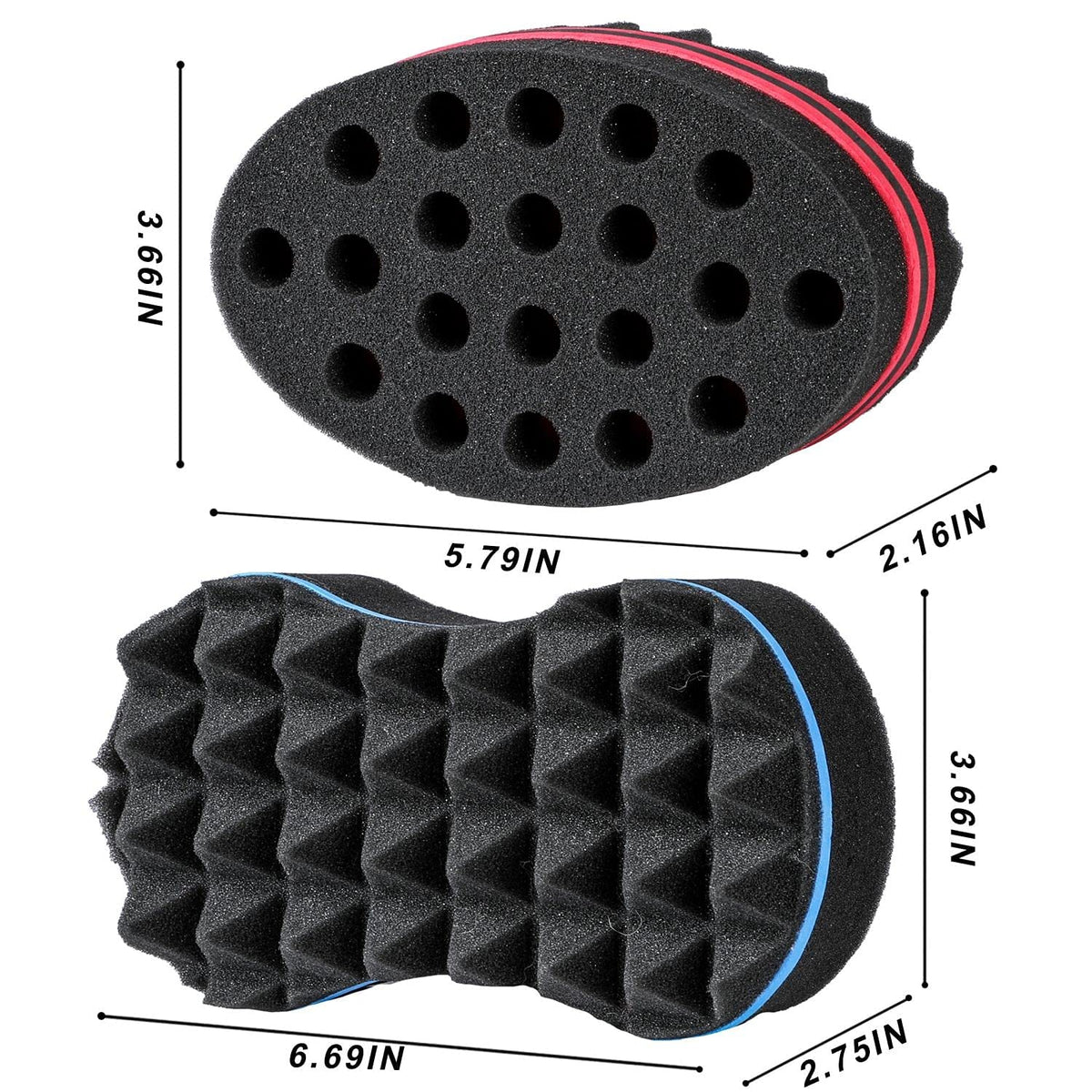 Supaze 3Pcs Hair Styling Set for All - Curl Brush, Twist Sponge for Textured Hair with Metal Pick Beauty & Personal Care Supaze