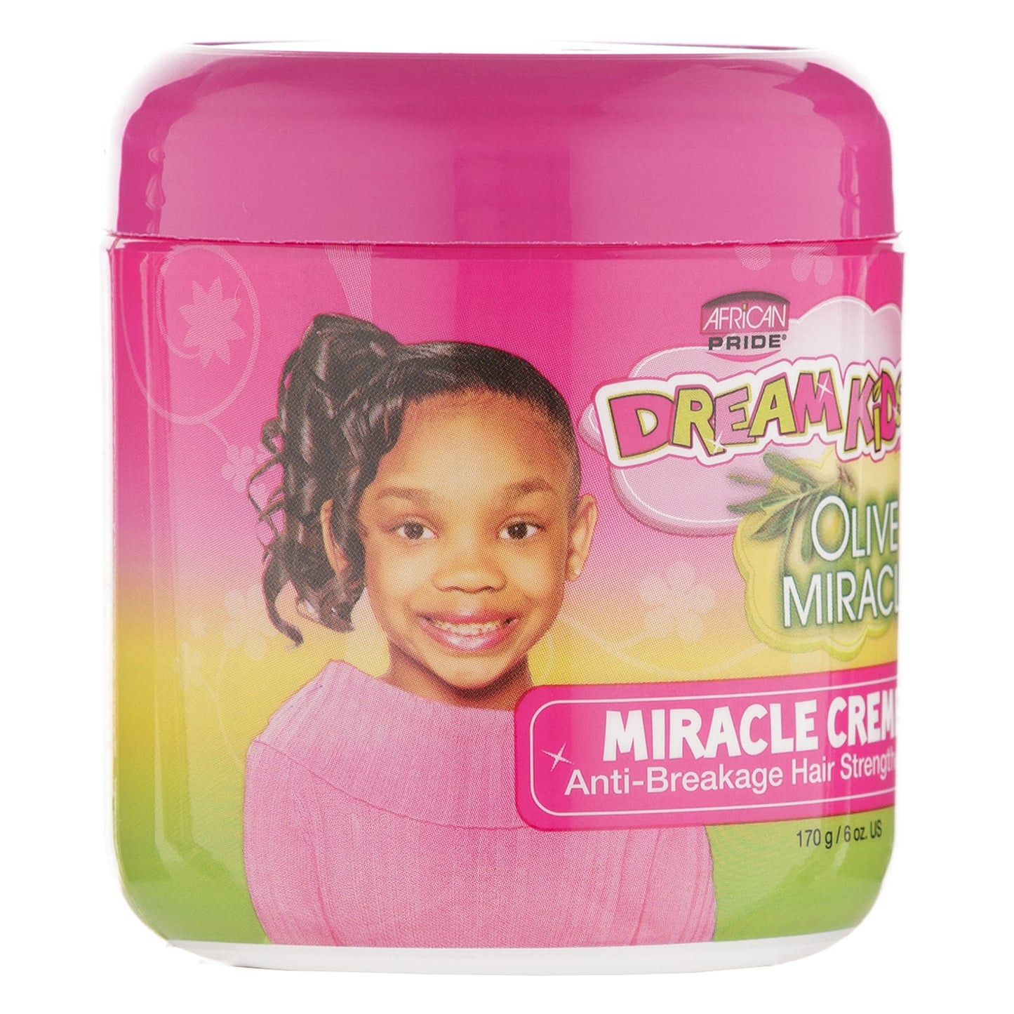 African Pride Dream Kids Olive Miracle Creme Anti-Breakage Hair Strengthener - Helps Strengthen, Condition & Protect Hair, Contains Olive Oil, 6 Oz Beauty & Personal Care African Pride