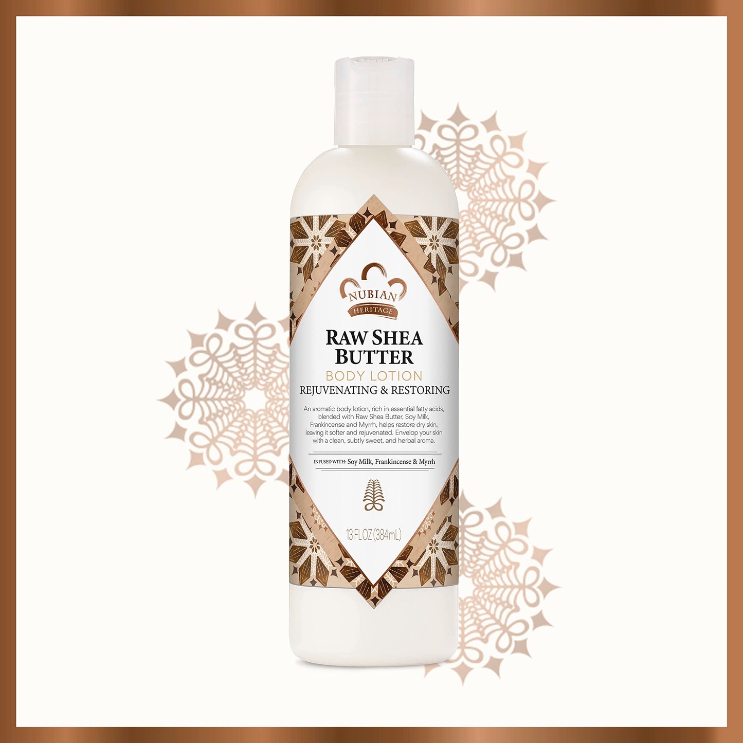 Nubian Heritage Body Lotion Raw Shea Butter for Dry Skin Paraben Free Body Lotion, 13 oz Beauty & Personal Care Nubian Heritage