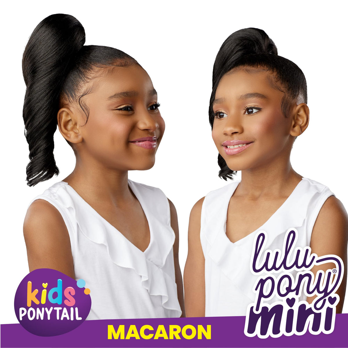 Sensationnel Lulupony Mini-Macaron,4 MEDBROWN