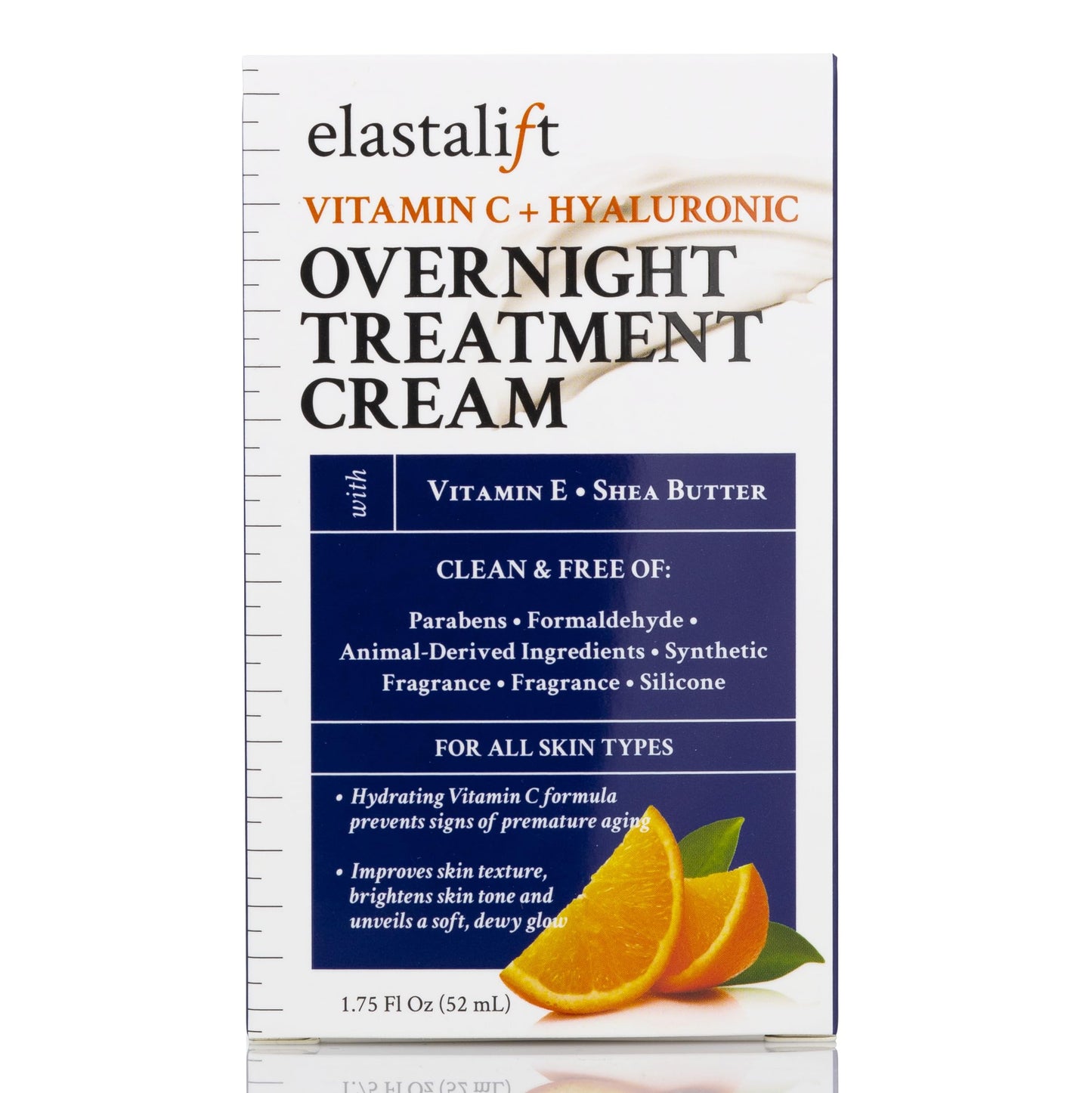 Elastalift Renewing Night Cream | Brightening Vitamin C Cream + Hyaluronic Acid Moisturizer For Face | Oil-Free Overnight Correcting Facial Treatment Beauty & Personal Care Elastalift