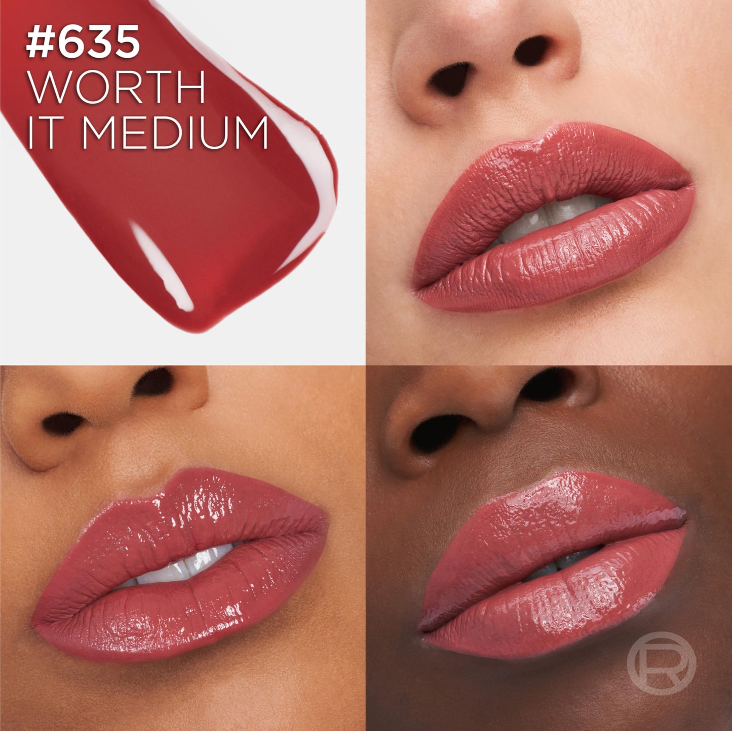 L'Oreal Paris Infallible Lacque Resistance Liquid Lipstick, 16HR Long Lasting Lip Makeup with Lacquer-Like Shine and Zero Transfer, 635, Worth It Beauty & Personal Care L'Oreal Paris