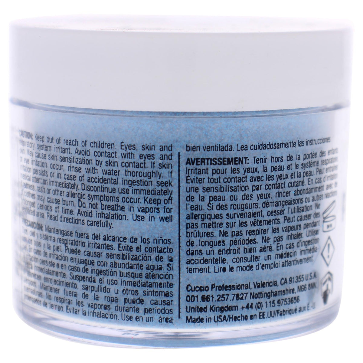 Cuccio Colour Powder Nail Polish - Lacquer For Manicures And Pedicures - Highly Pigmented Powder That Is Finely Milled - Durable Finish