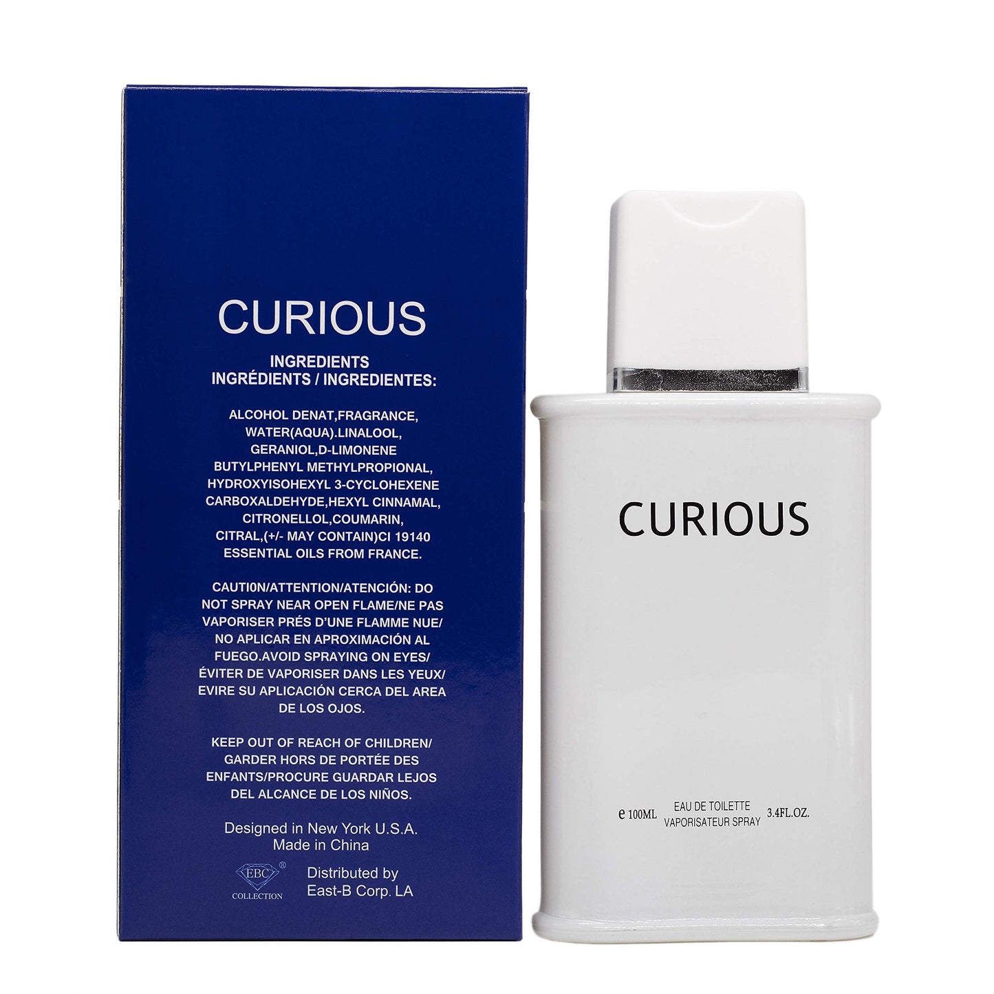 EBC Curious Eau De Toilette for Man, 100ml/3.4 OZ Beauty & Personal Care EBC