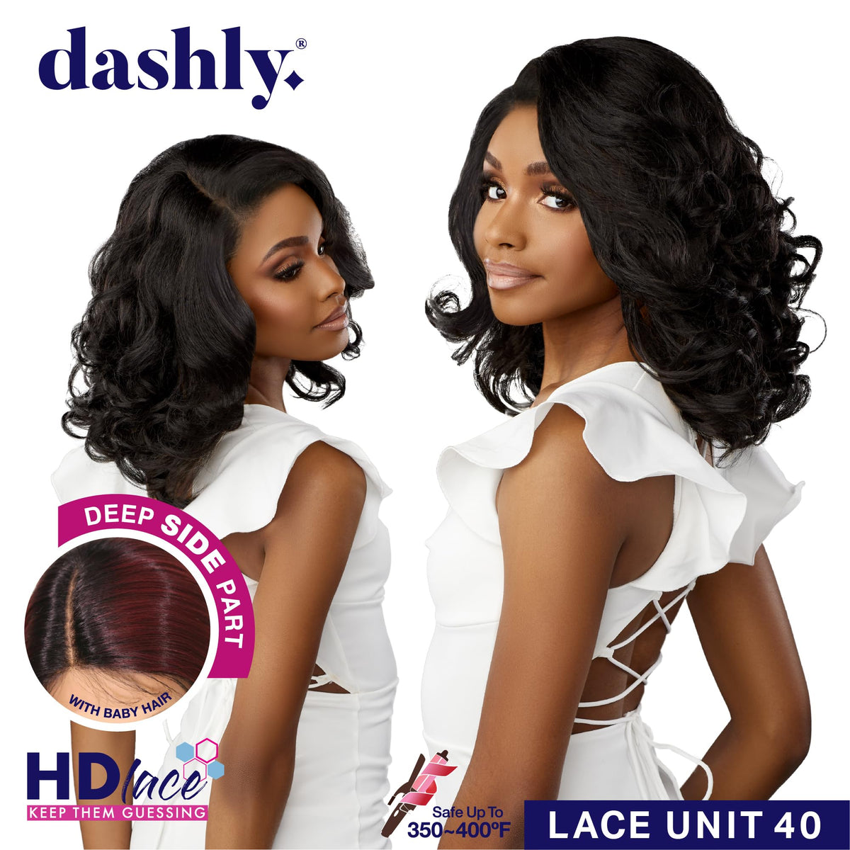 Sensationnel Dashly Lace Front Wig-Unit 40, CH27