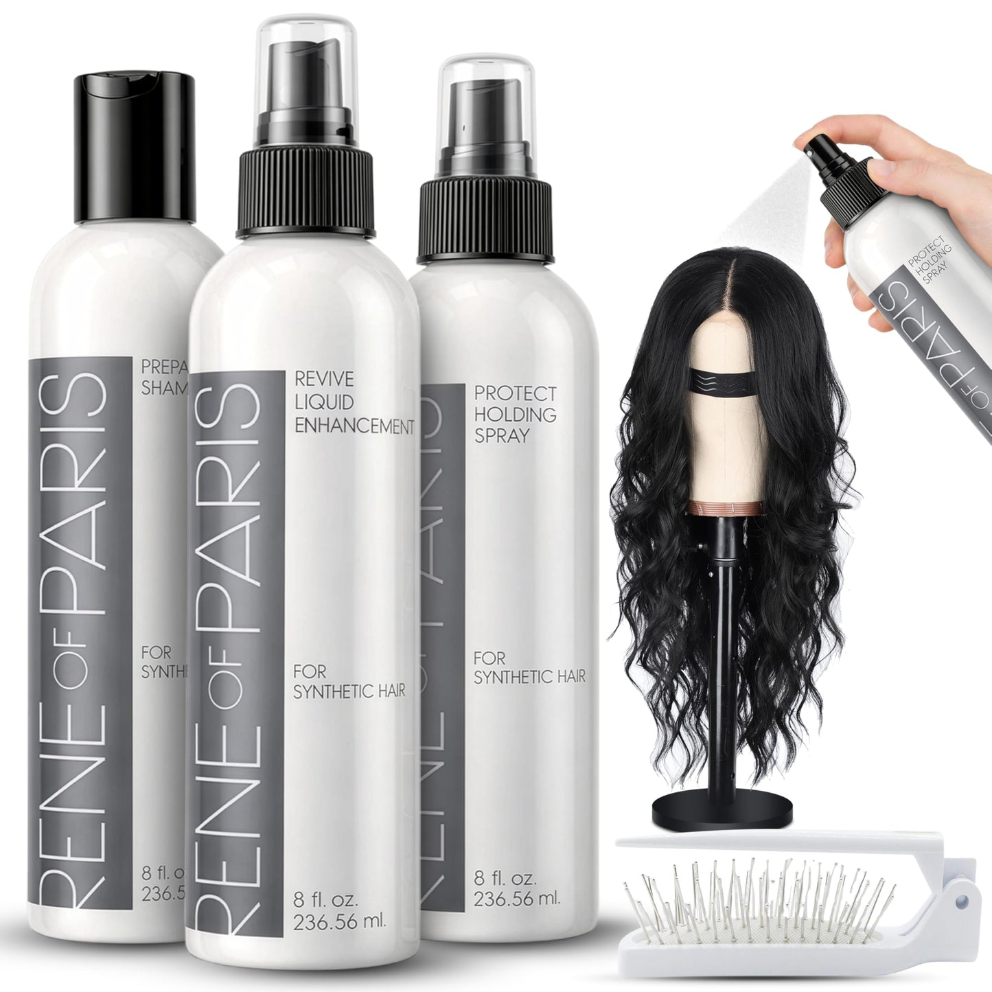 Rene of Paris Synthetic Hair Care Kits (8oz Bottles) (4PC KIT) Beauty & Personal Care Rene of Paris