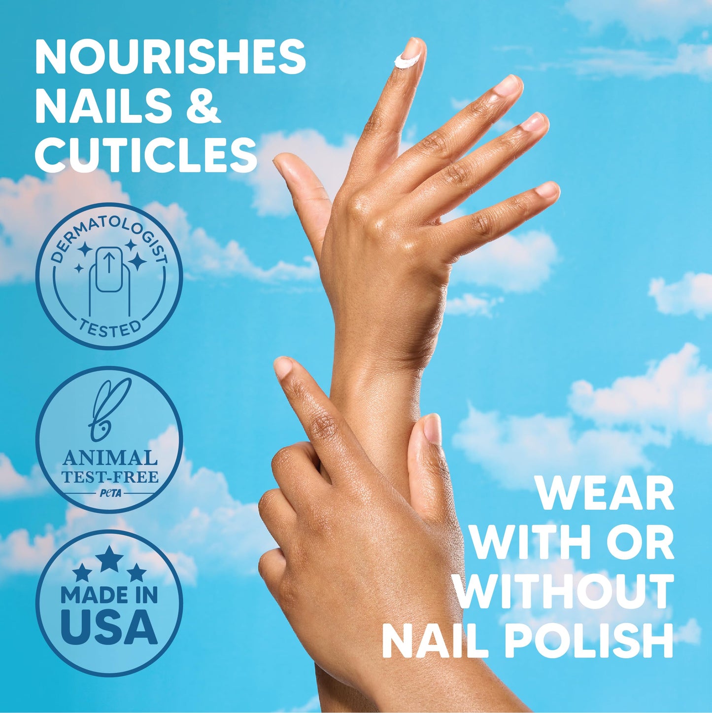Onyx Professional Hard as Hoof Nail Strengthening Cream, Coconut Scent - Nail Growth and Conditioning Cuticle Cream Stops Splits, Chips, Cracks Beauty & Personal Care Onyx Professional