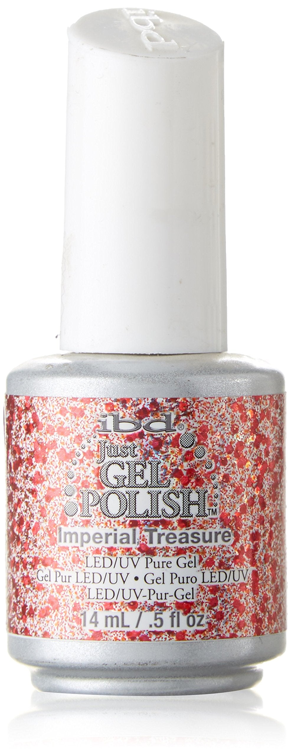 IBD Just Gel Soak Off Pink Nail Polish, Imperial Treasure