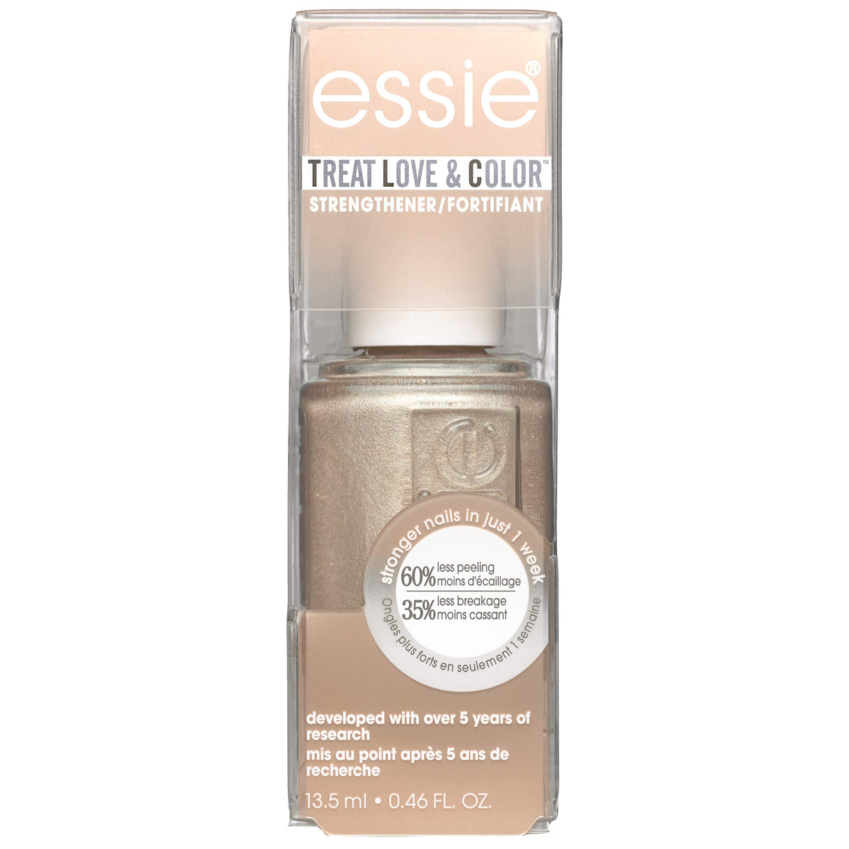 essie Treat Love & Color Nail Polish For Normal To Dry/Brittle Nails, Glow The Distance, 0.46 fl. oz.