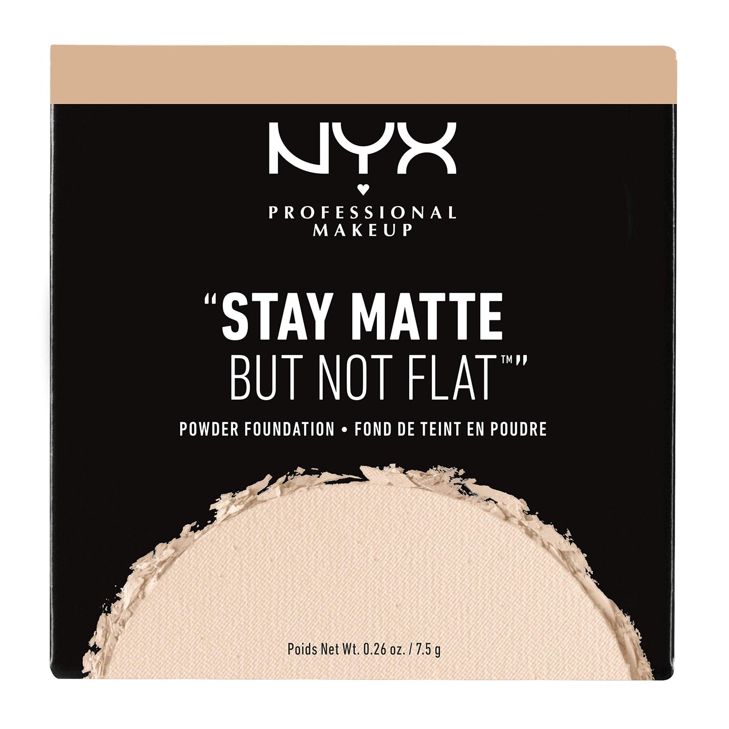 NYX PROFESSIONAL MAKEUP Stay Matte But Not Flat Powder Foundation, Nude Beauty & Personal Care NYX PROFESSIONAL MAKEUP