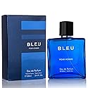 Bleu for Men Eau De Parfum - Blend of Citrusy Top Notes, Aromatic Spices & Warm Woody Undertones - Combination of Grapefruit, Lemon, Mint & Pink Beauty & Personal Care URBAN COLLECTION