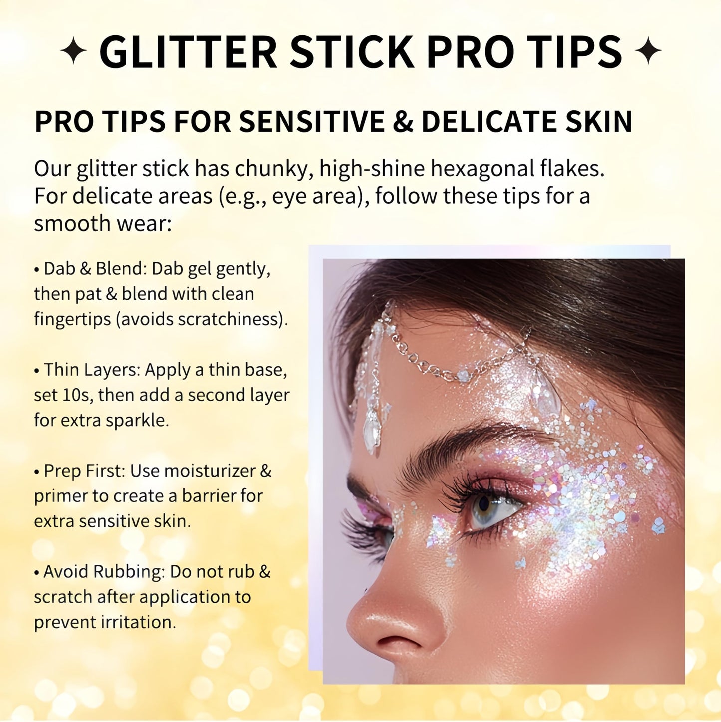 MAEPEOR Body Glitter Stick 6 Colors Holographic Mermaid Sequins Chunky Face Glitter Stick Singer Concerts or Music Festival Rave Body Makeup (Color Beauty & Personal Care MAEPEOR