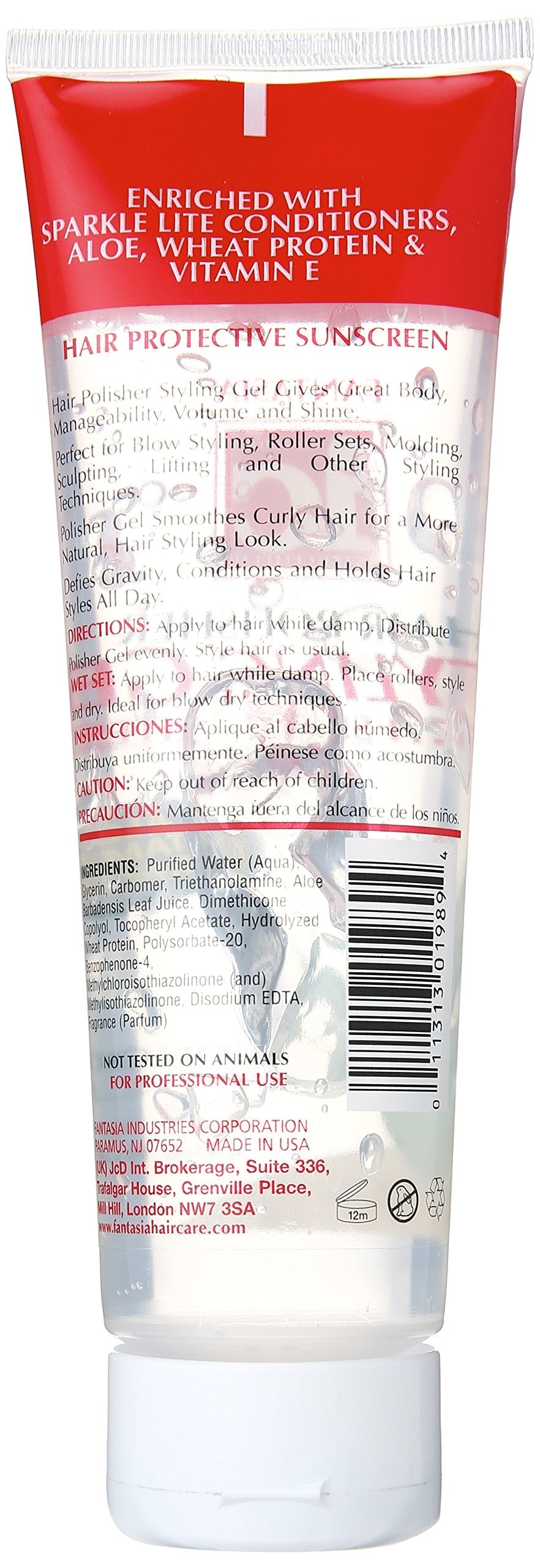 Fantasea Ic Hair Polisher Styling Gel Tube, 8.7 Ounce Beauty & Personal Care Fantasia