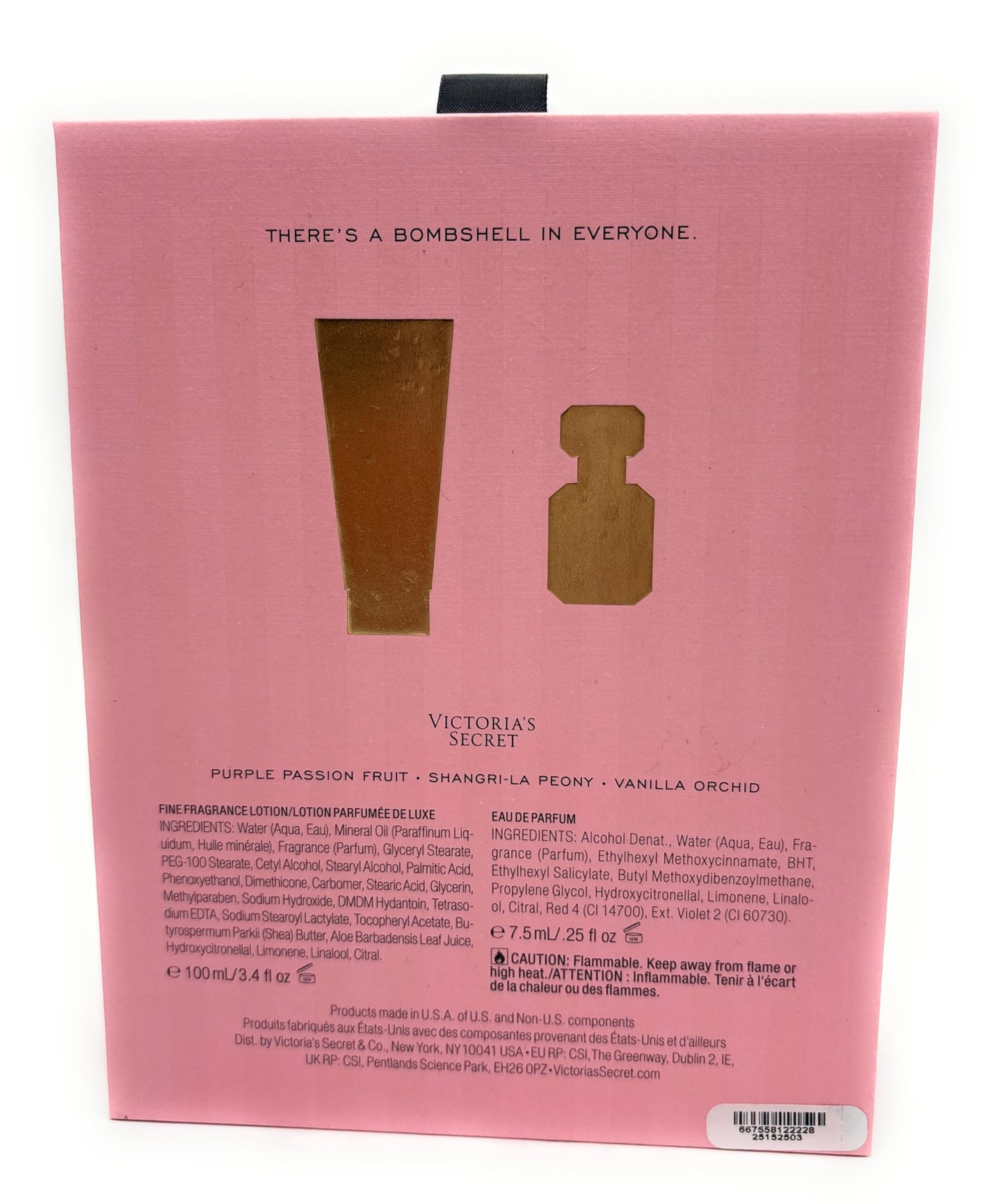 Victoria's Secret Bombshell 2pc Mini Eau de Parfum & Lotion Gift Set Travel Size Beauty & Personal Care Victoria's Secret