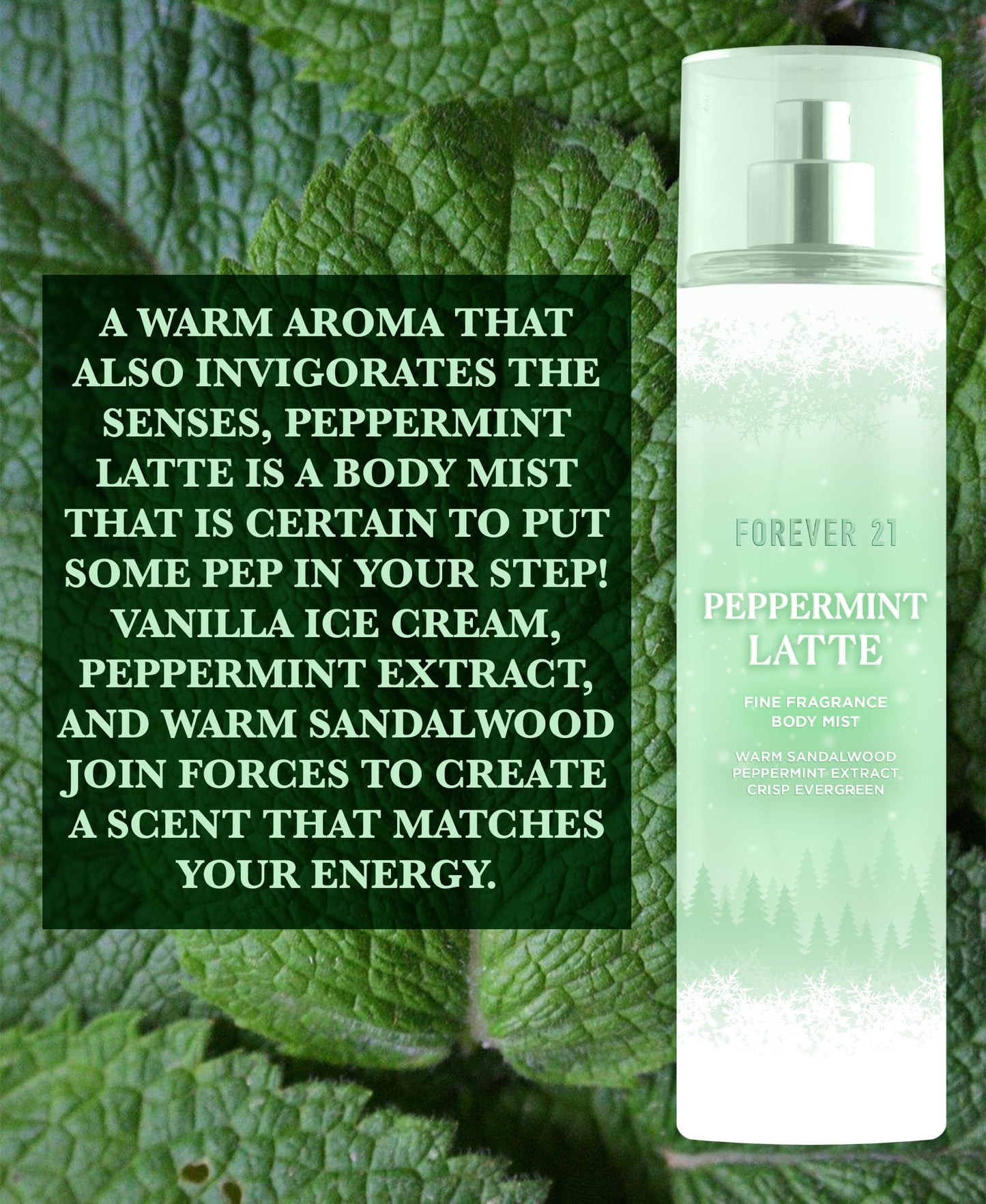 Peppermint Latte Body Mist, 8 fl. oz., by Forever 21 Beauty & Personal Care Forever 21
