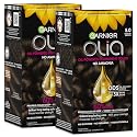 Garnier Olia Hair Color, Ammonia-Free Permanent Hair Dye, Oil-Powered Formula for 100% Gray Coverage and 3x Shinier Hair, Vegan & Cruelty Free, 5.0 Beauty & Personal Care Garnier
