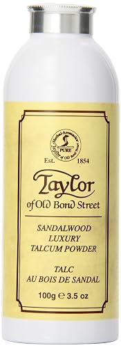 Taylor of Old Bond Street Sandalwood Talcum Powder 100g (07155) Beauty & Personal Care Taylor of Old Bond Street