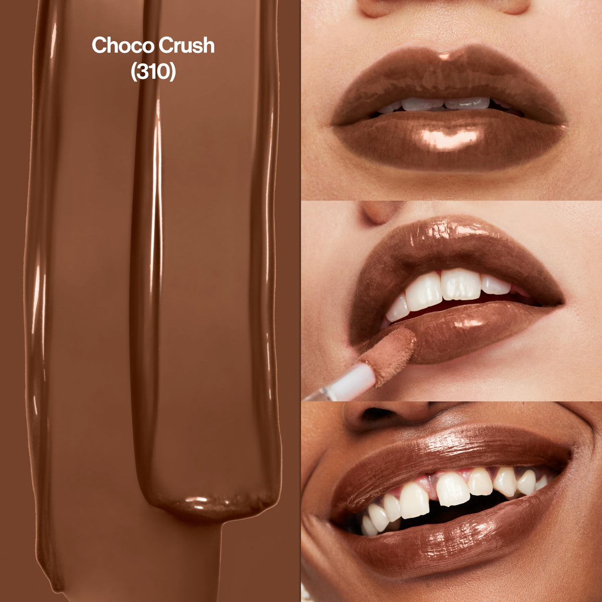 Revlon Super Lustrous Lip Gloss, Non-Sticky, Hydrating, High Shine Finish, 310 Choco Crush, 0.13 oz Beauty & Personal Care REVLON