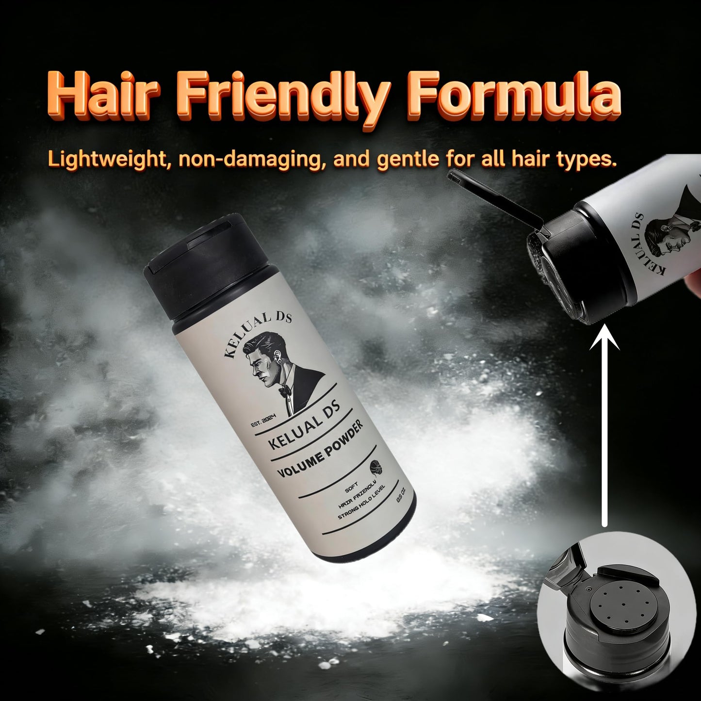KELUAL DS Hair Texture Powder,A Hair Styling Powder for Men to Add Exture & Volume, Strong Hold,Texture and Grip to Hair with Non-Greasy, Dry Beauty & Personal Care KELUAL DS