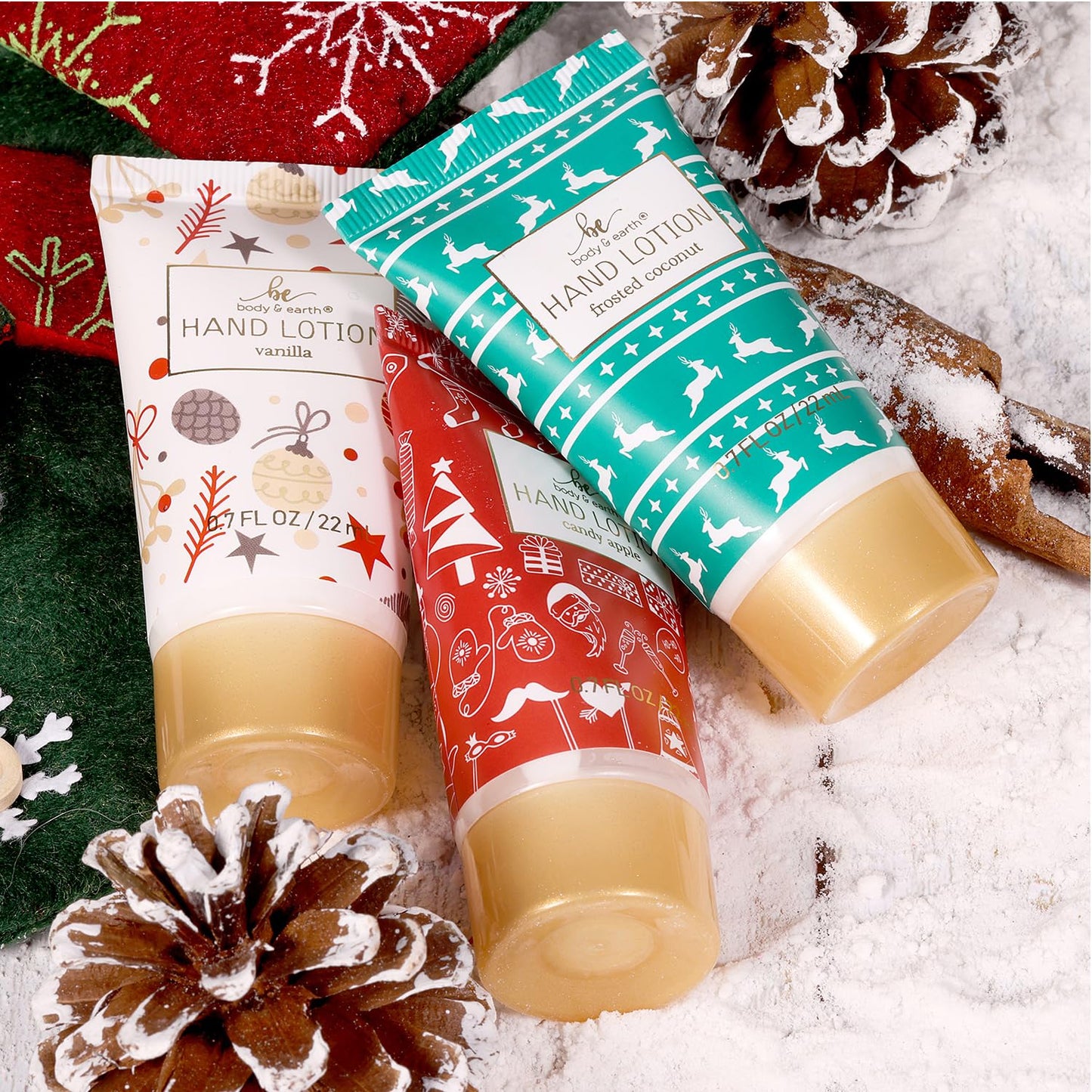Christmas Advent Calendar 2025, 12 Days of Holiday Advent Calendar for Women, BODY & EARTH Spa Gift Baskets with Snowman Bath Bomb, Scented Candle Beauty and Personal Care BODY & EARTH