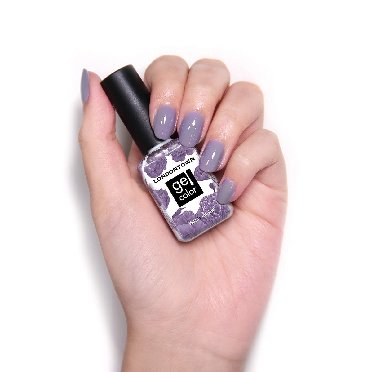 LONDONTOWN UV Gel Nail Polish, Purple Shades, Cozy Cashmere
