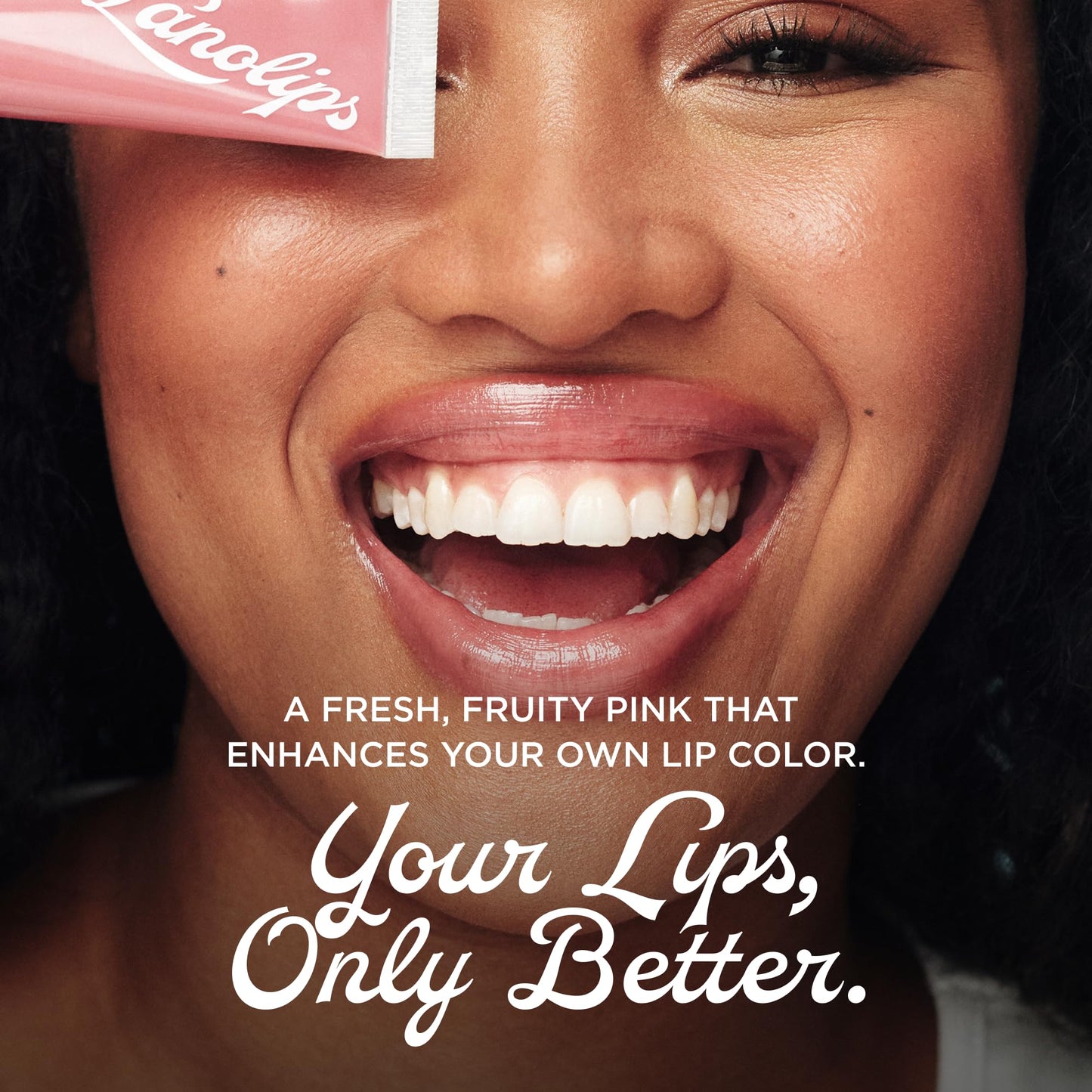 Lanolips Tinted Lip Balm - Moisturizing, Color-Tinted Balm with Lanolin & Vitamin E for Dull, Dry, Cracked Lips, Rhubarb (12.5g / 0.44oz) Beauty and Personal Care Lanolips