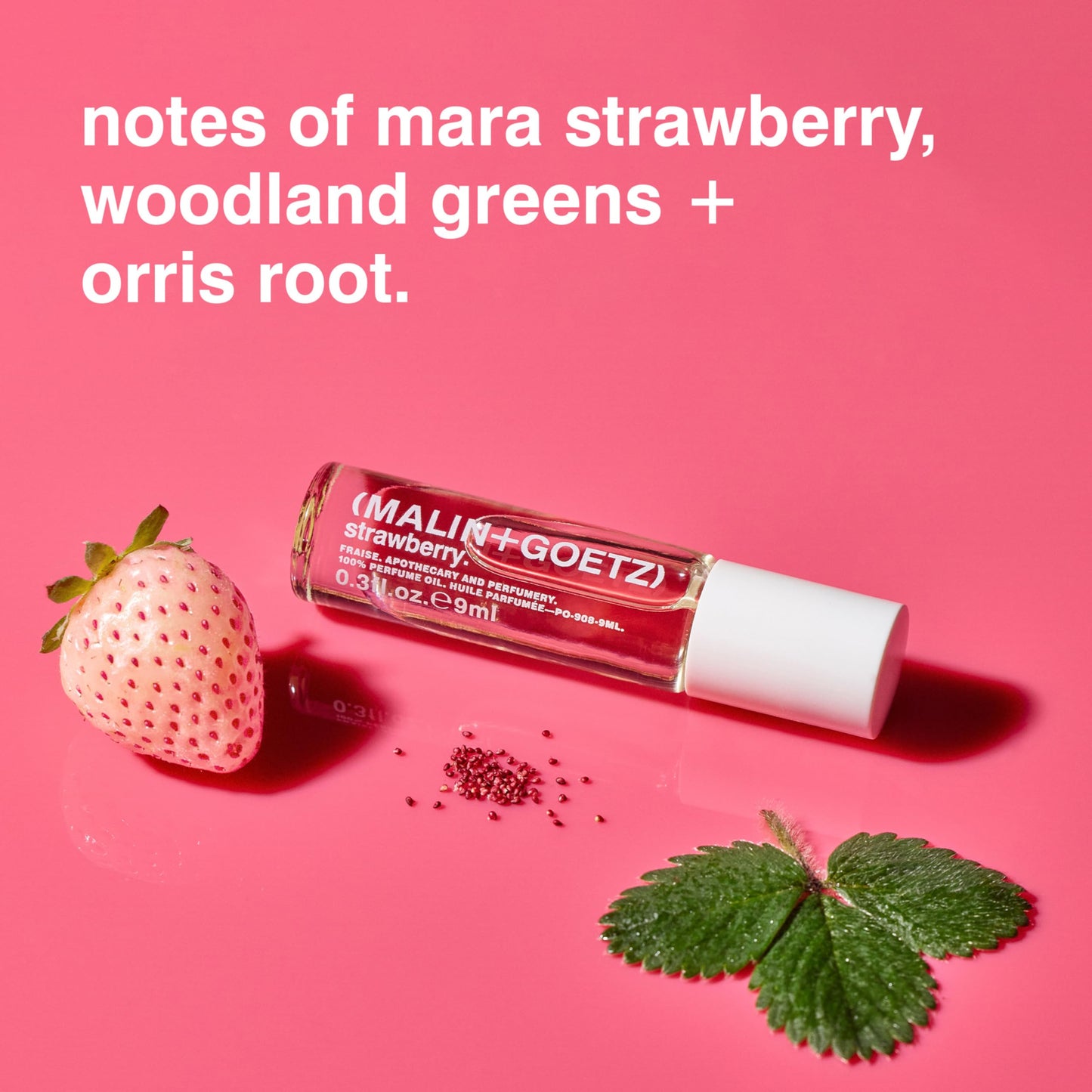 MALIN+GOETZ Perfume Oil Strawberry | Concentrated Fragrance in Signature Scents | Travel-Friendly Rollerball | Vegan & Cruelty-Free | 0.2 fl oz Beauty & Personal Care MALIN+GOETZ