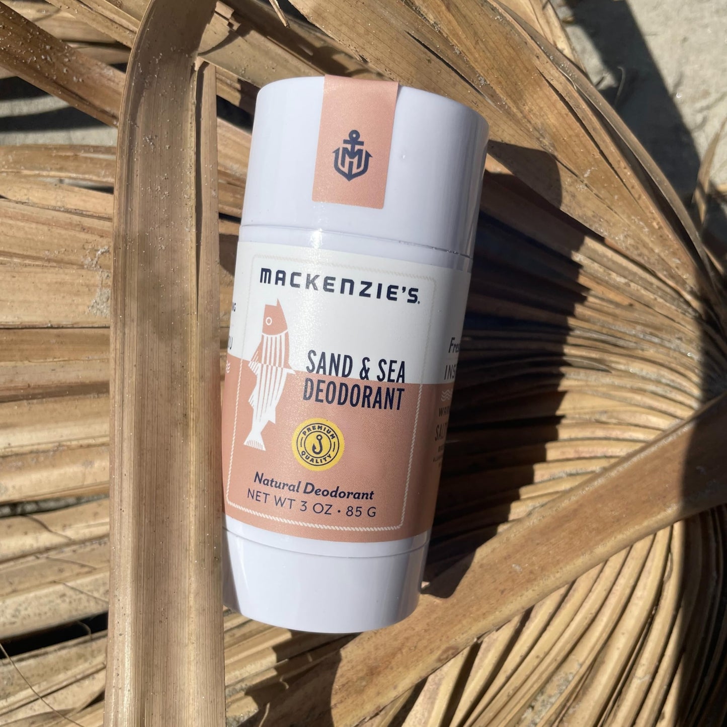 MacKenzie's Sand & Sea Deodorant - Father's Day - Gifts for Fishermen - Gifts for Women - Gifts for Men - Aluminum Free - Eco Friendly - Sea Salt Beauty and Personal Care MACKENZIE'S