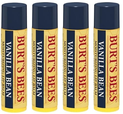 Burts Lip Balm Vanilla Be Size .15z Burts Lip Balm Vanilla Bean .15z, Pack of 4 Beauty & Personal Care Burt's Bees
