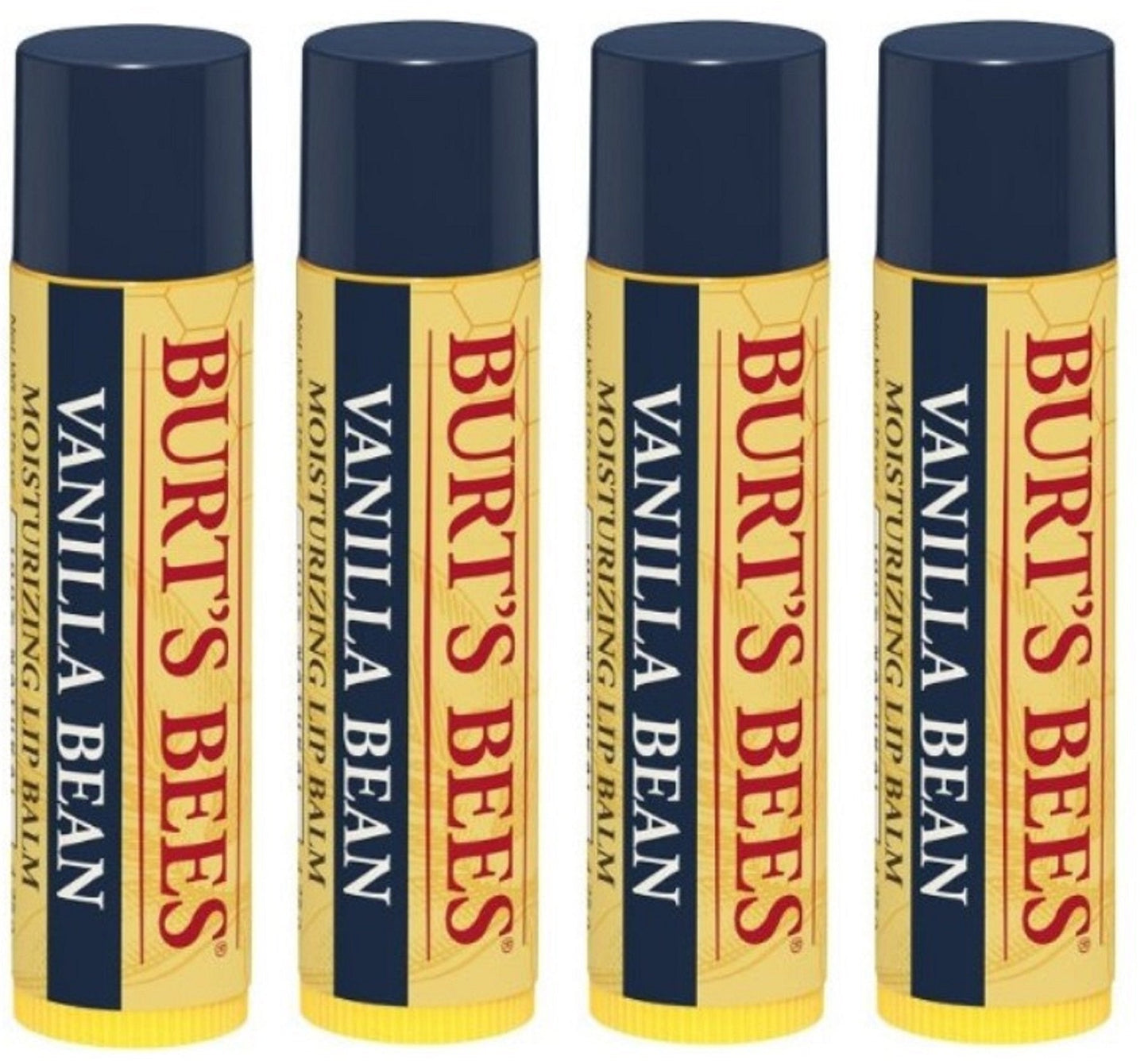 Burts Lip Balm Vanilla Be Size .15z Burts Lip Balm Vanilla Bean .15z, Pack of 4 Beauty & Personal Care Burt's Bees