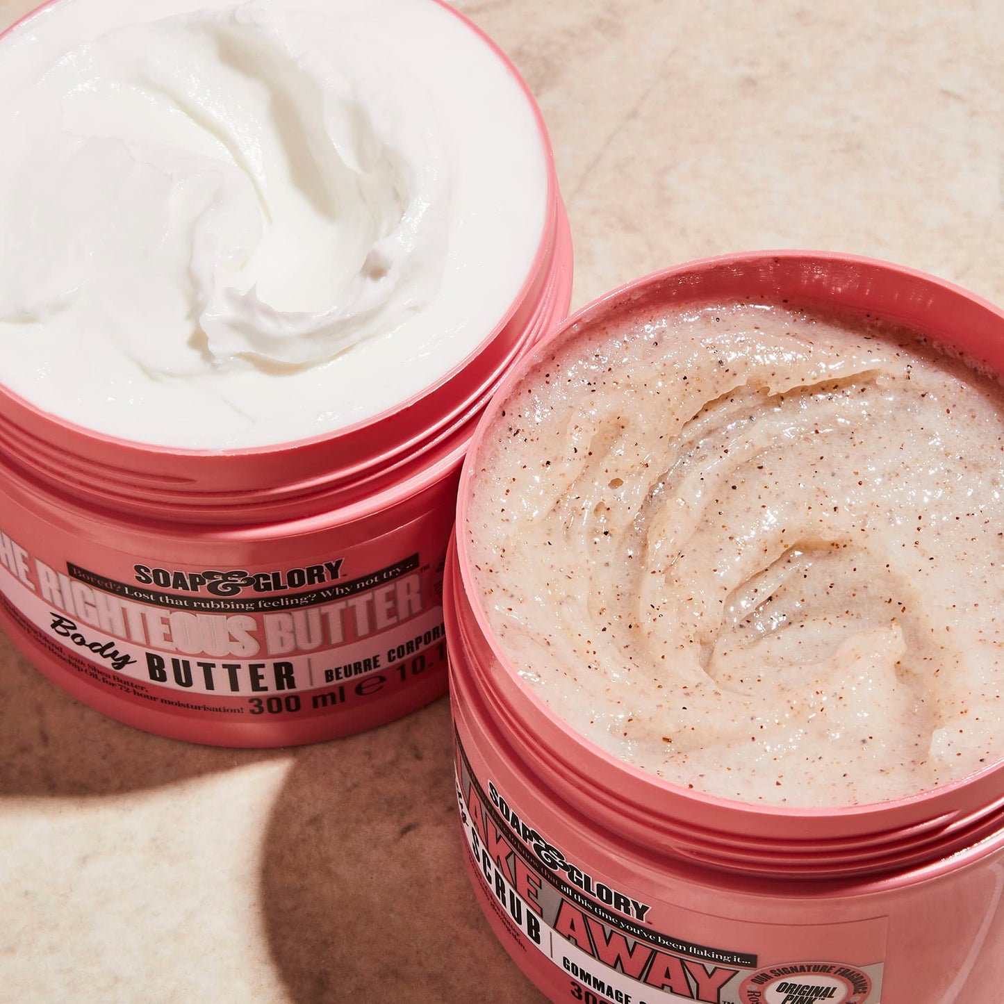 Soap & Glory The Righteous Moisturizing Body Butter - Hydrating Vegan Body Moisturizer for Dry Skin with Shea Butter, Vitamin E & Rosehip Seed Oil Beauty & Personal Care Soap & Glory