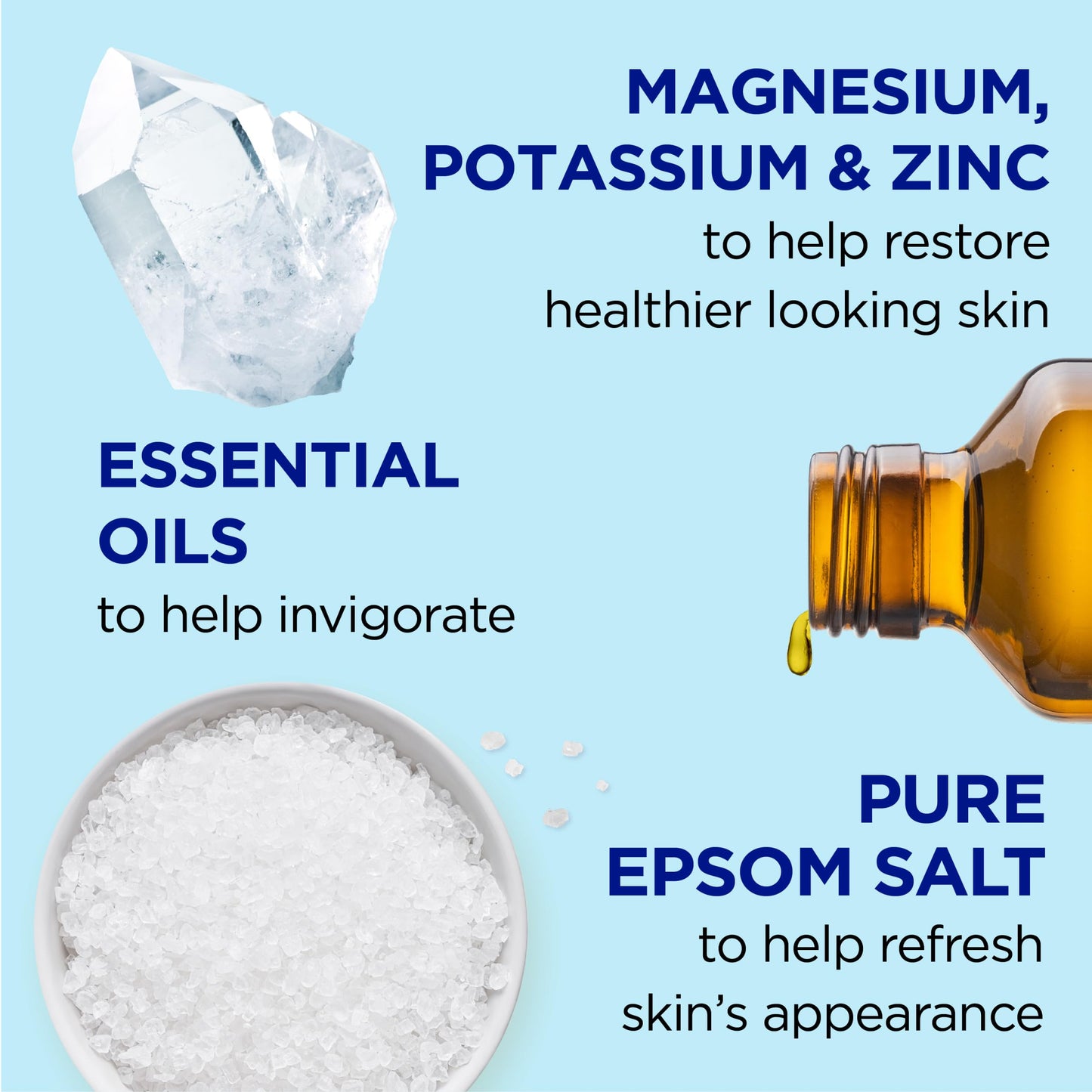 Dr Teal's Foaming Bath with Pure Epsom Salt, Restorative Minerals with Magnesium, Potassium, Zinc & Essential Oils, 34 fl oz (Pack of 4) Beauty and Personal Care Dr Teal's